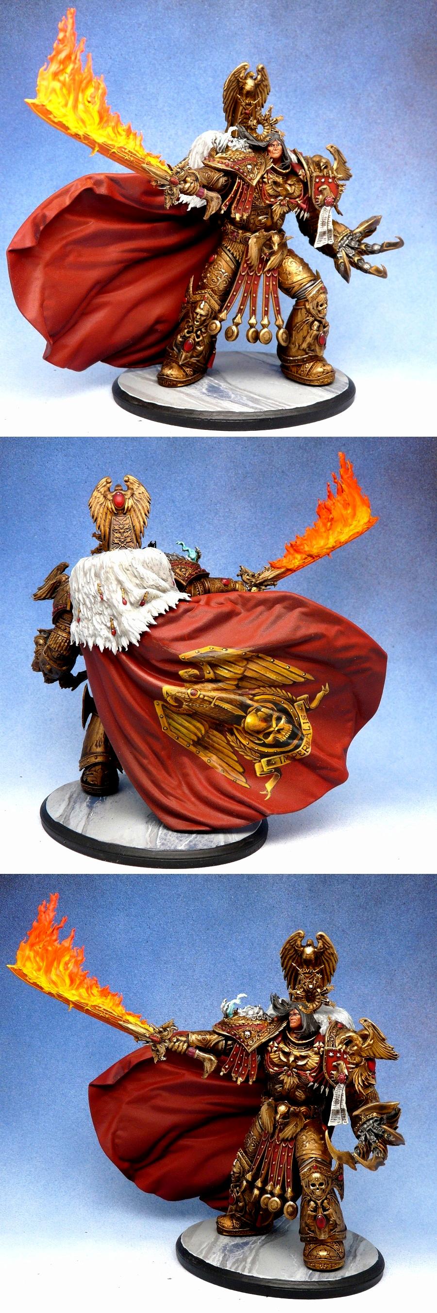 80mm, Adeptus Astartes, Emperor Of Mankind, Freehand, Horus Heresy, Primarch, Space Marines, Statue, The Horus Heresy