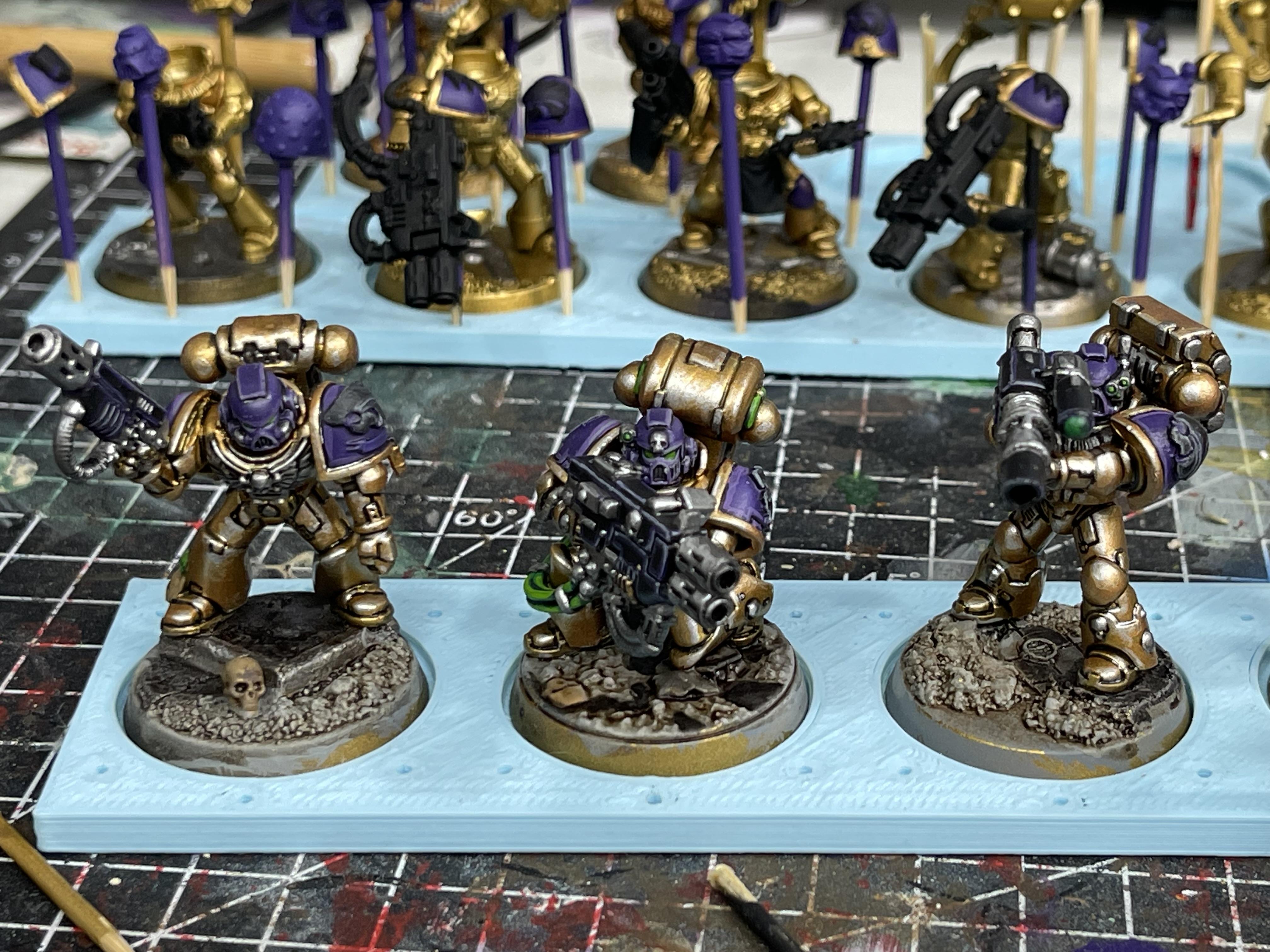 Space Marines, Tactical Squad, Warhammer 40,000, Work In Progress