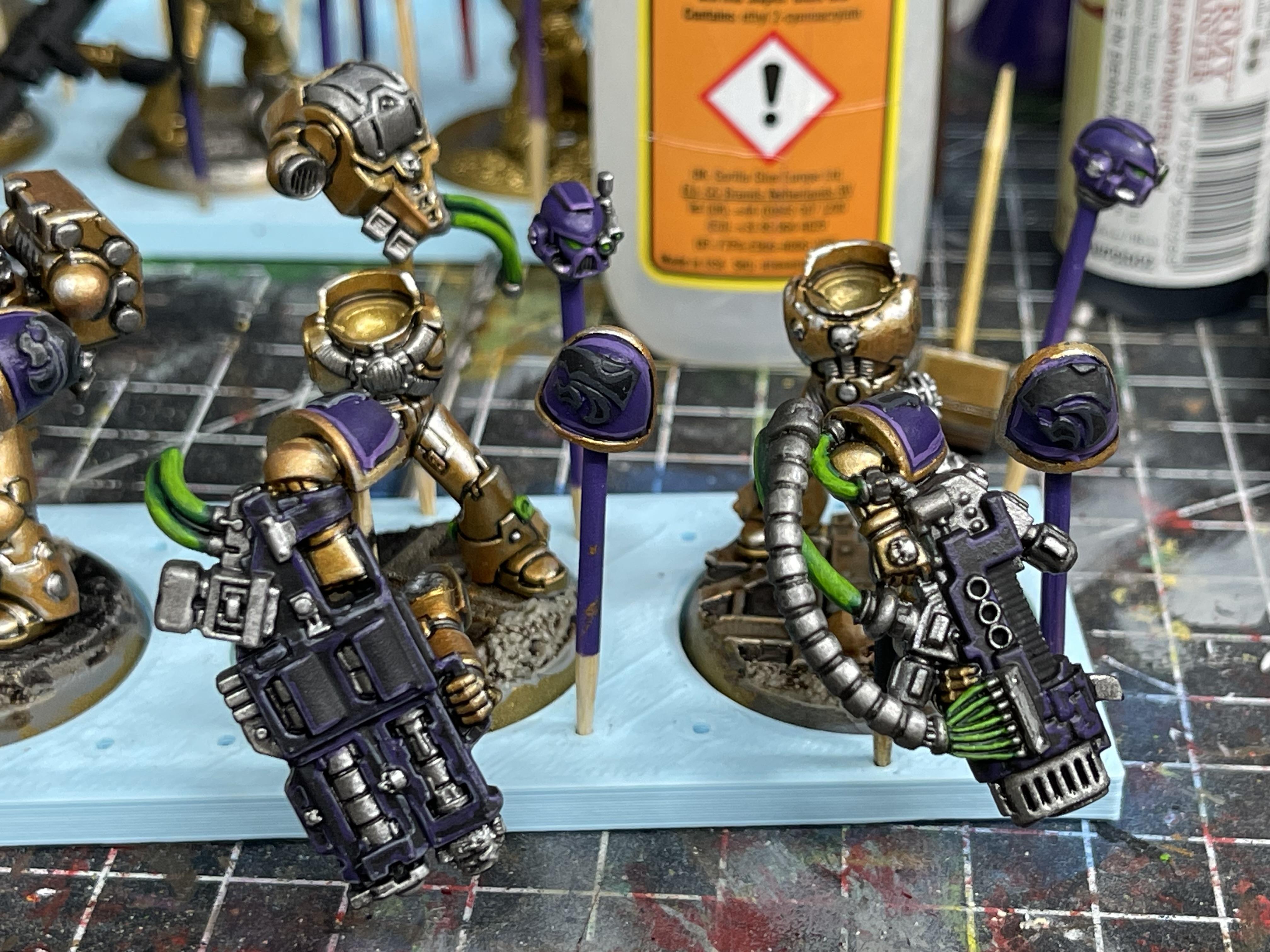 Space Marines, Tactical Squad, Warhammer 40,000, Work In Progress