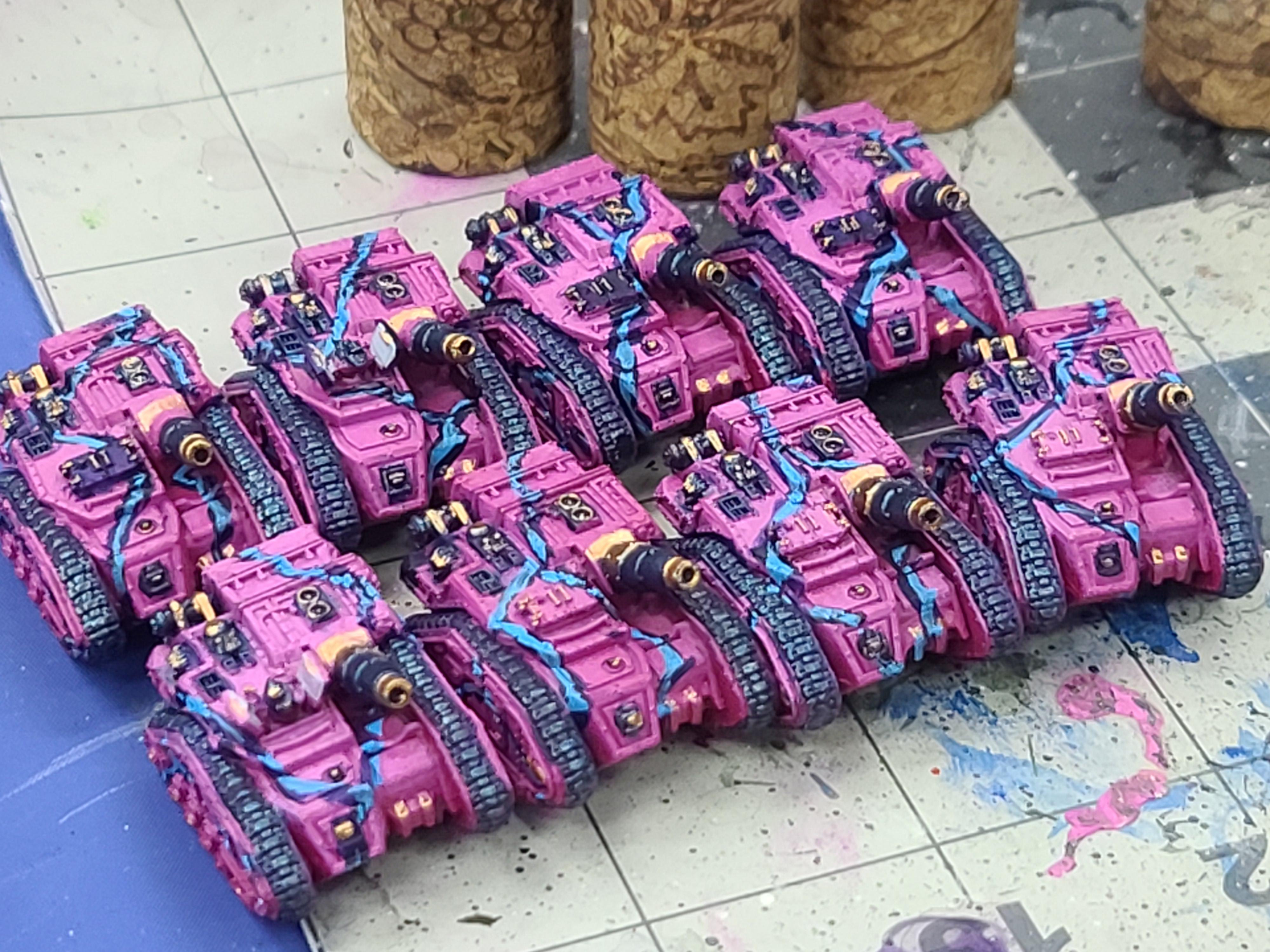8mm, Artillery, Epic, Games Workshop, Legions Imperialis, Medusa, Pink, Solar Aux