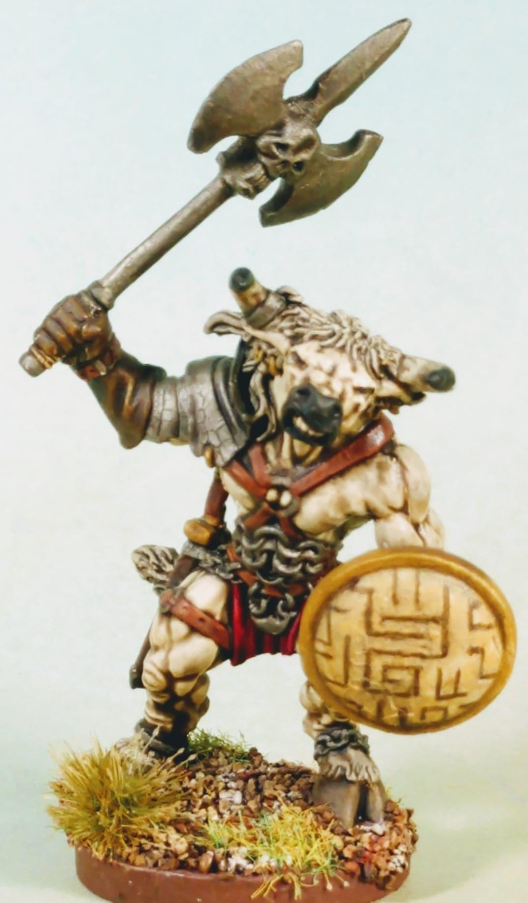 Beastmen, Minotaur, Reaper, Warriors