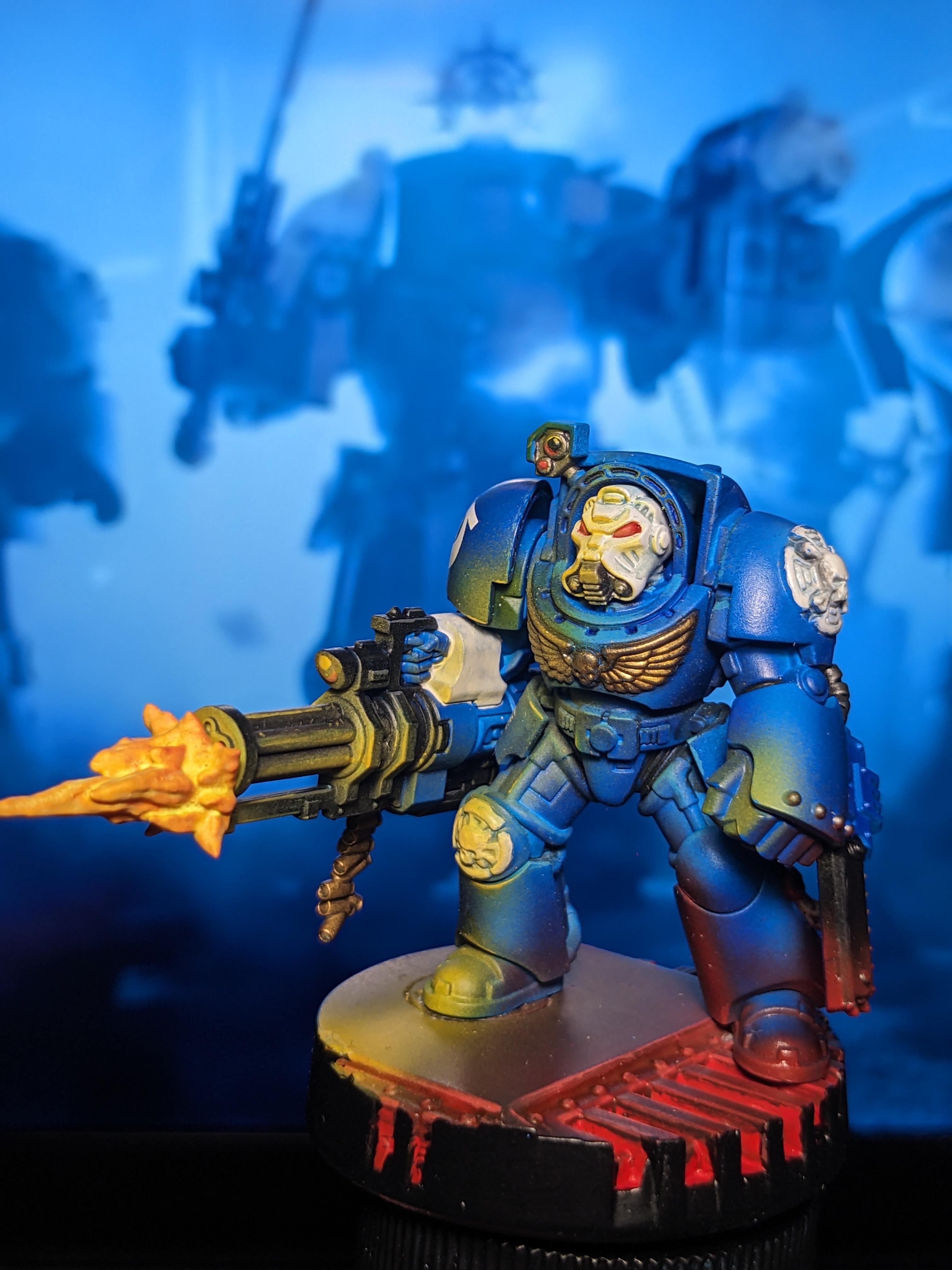 Heavy Weapon, Space Hulk, Space Marines, Terminator Armor, Ultramarines, Warhammer 40,000