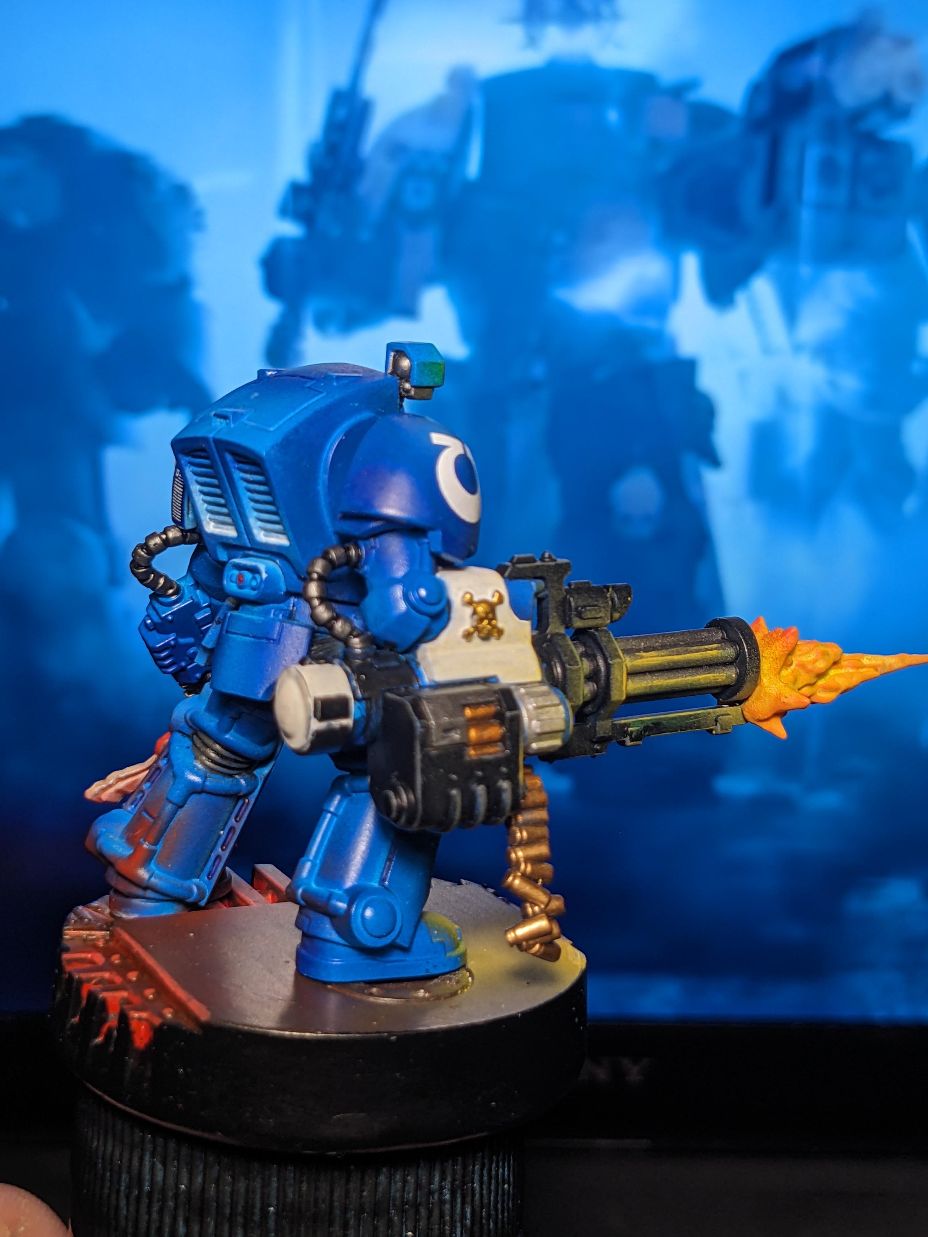 Heavy Weapon, Space Hulk, Space Marines, Terminator Armor, Ultramarines, Warhammer 40,000