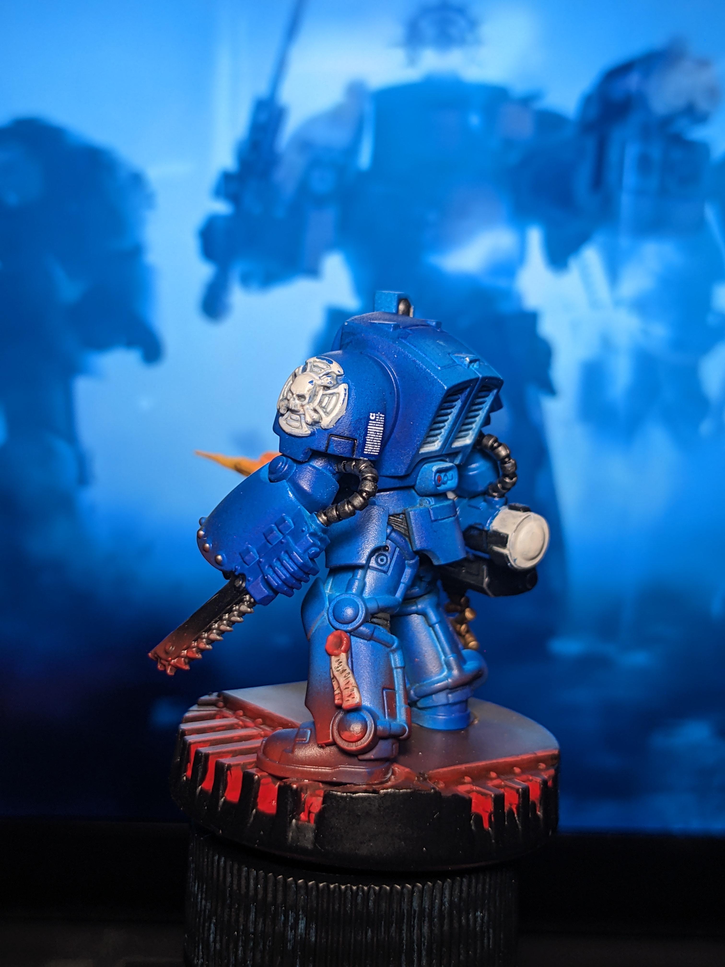 Heavy Weapon, Space Hulk, Space Marines, Terminator Armor, Ultramarines, Warhammer 40,000