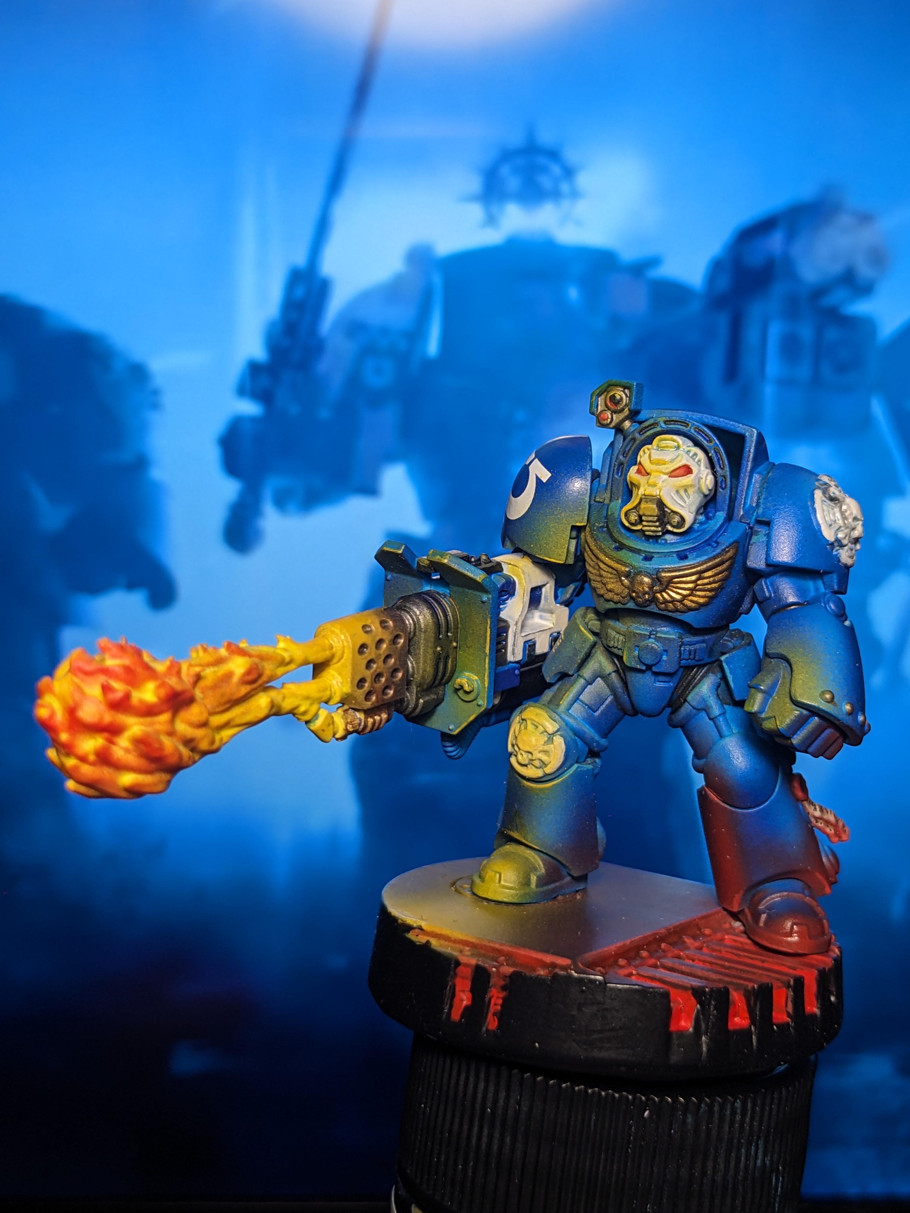Heavy Weapon, Space Hulk, Space Marines, Terminator Armor, Ultramarines, Warhammer 40,000