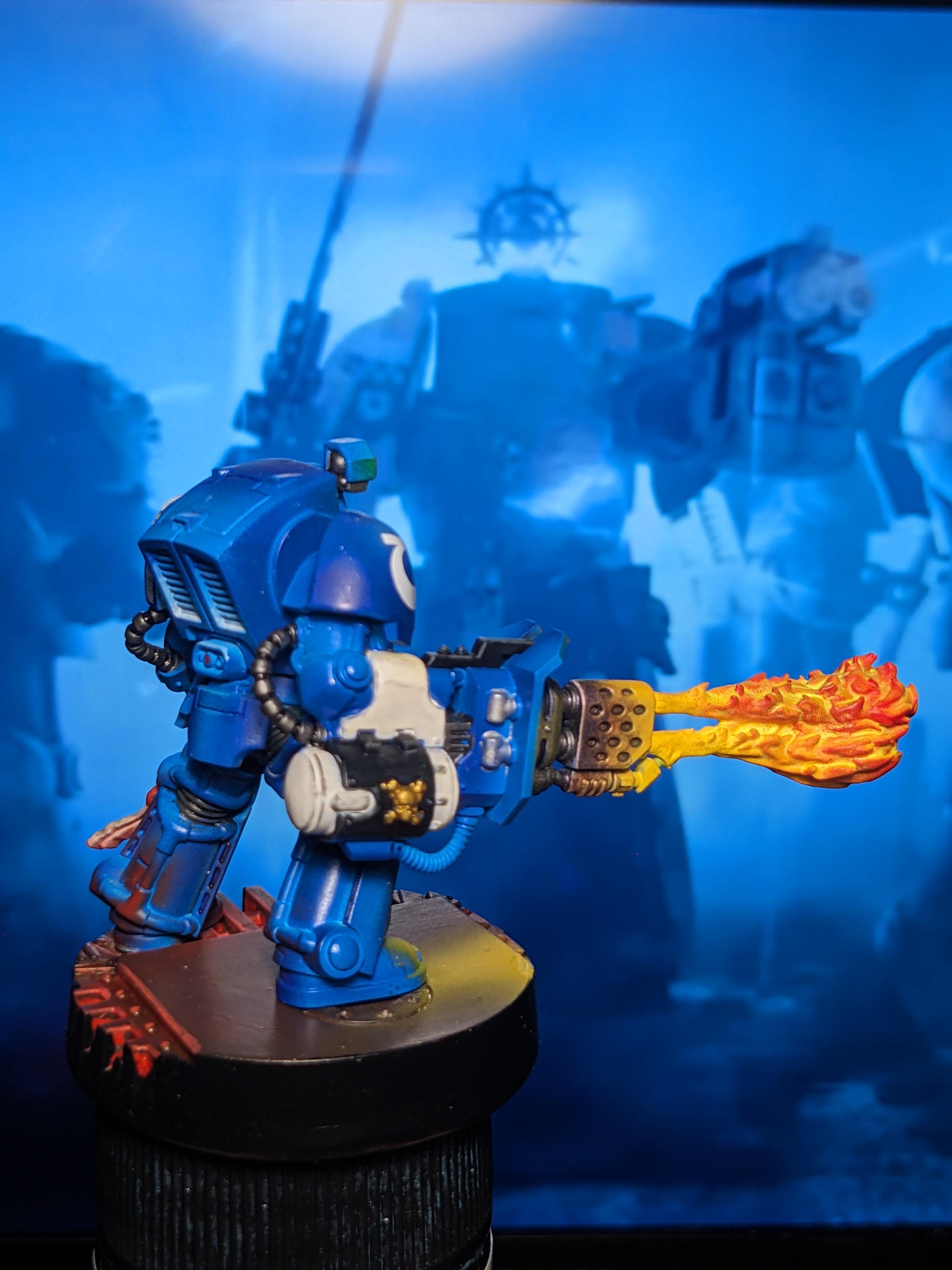 Heavy Weapon, Space Hulk, Space Marines, Terminator Armor, Ultramarines, Warhammer 40,000
