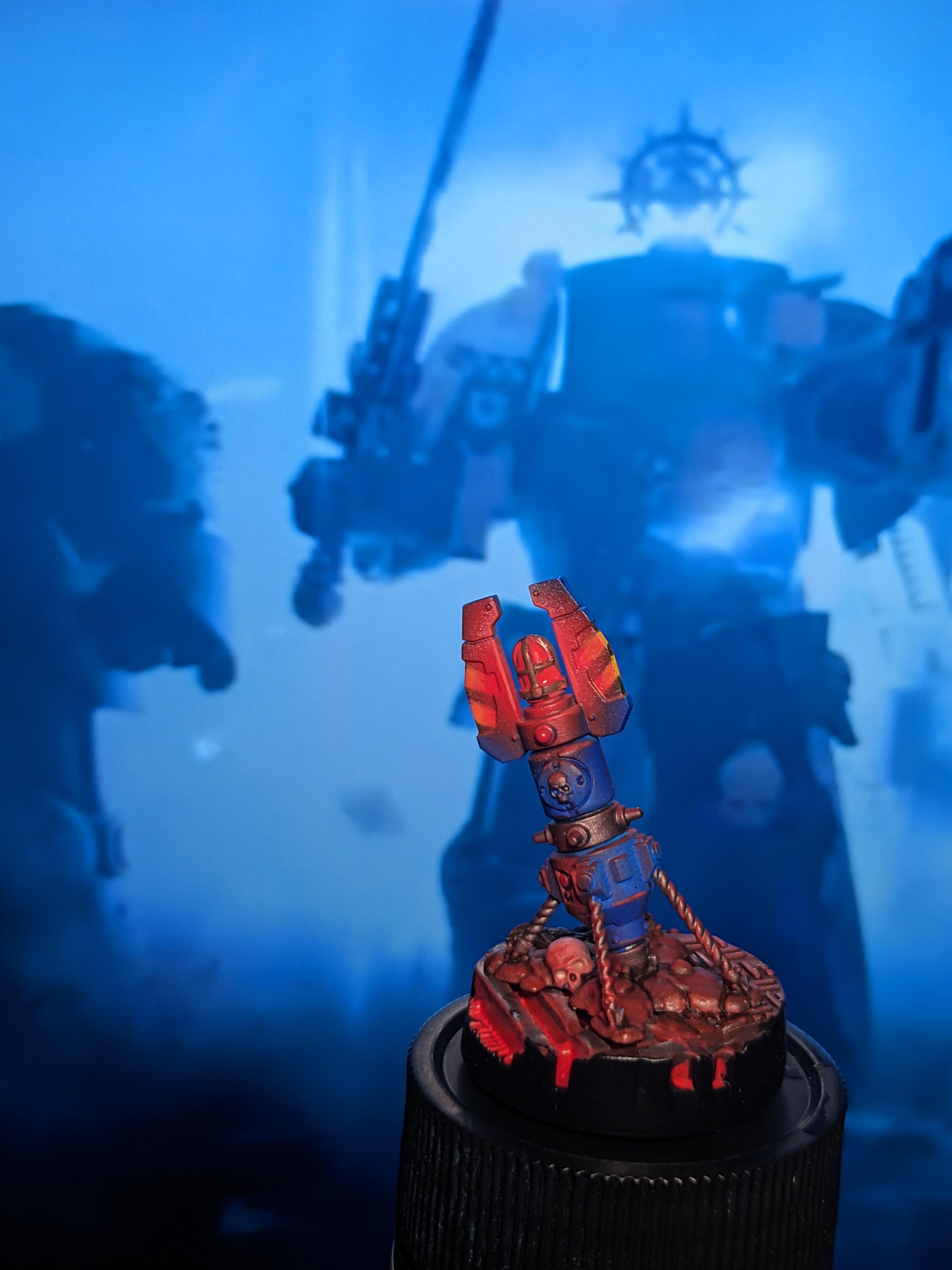 Sergeant, Space Hulk, Space Marines, Teleport Homer, Terminator Armor, Ultramarines, Warhammer 40,000