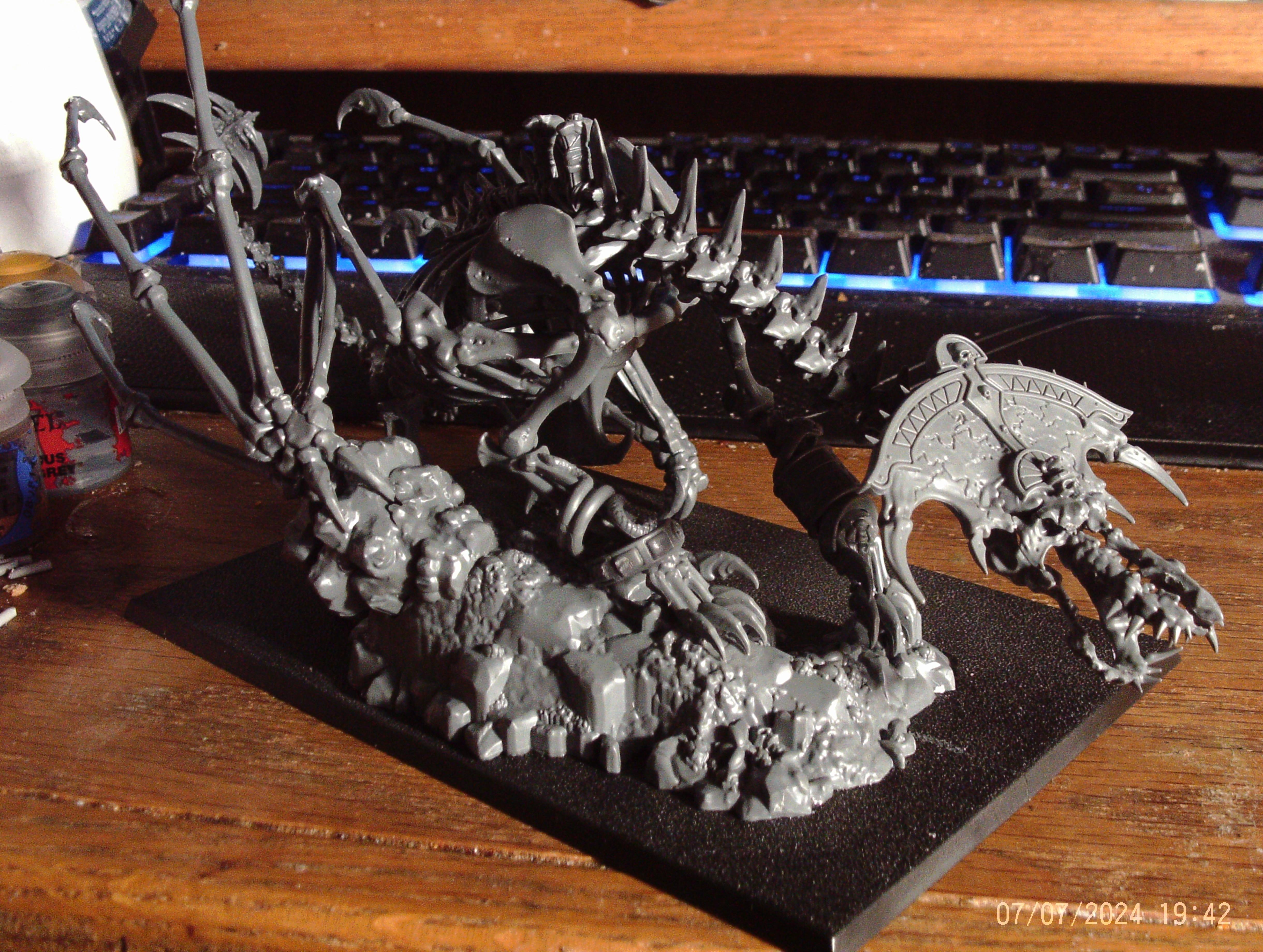 Necrolith Bone Dragon assembled