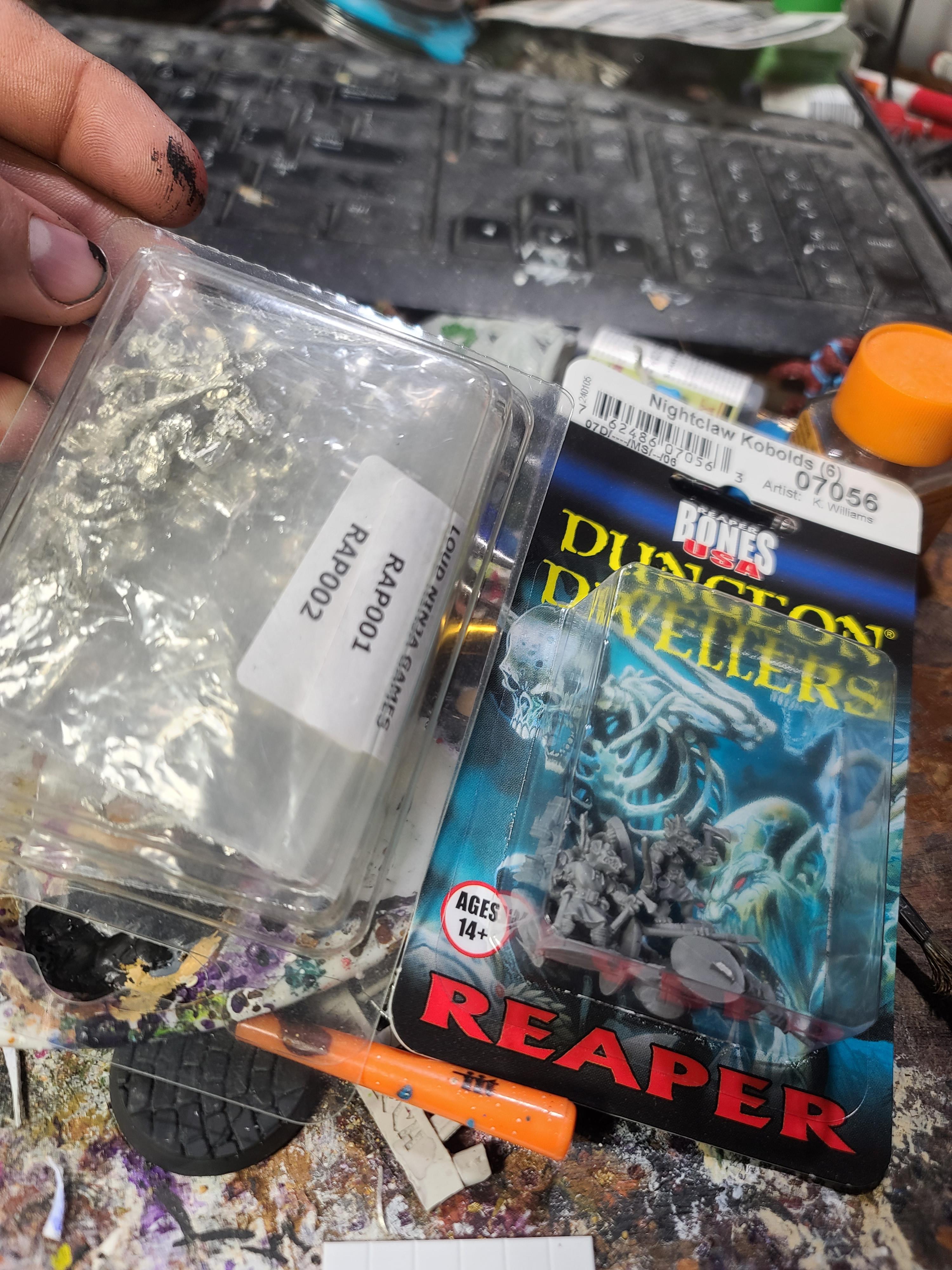 Bones, Dungeons And Dragons, Kobolds, Metal, Raptors, Reaper Miniatures, Sci Fi