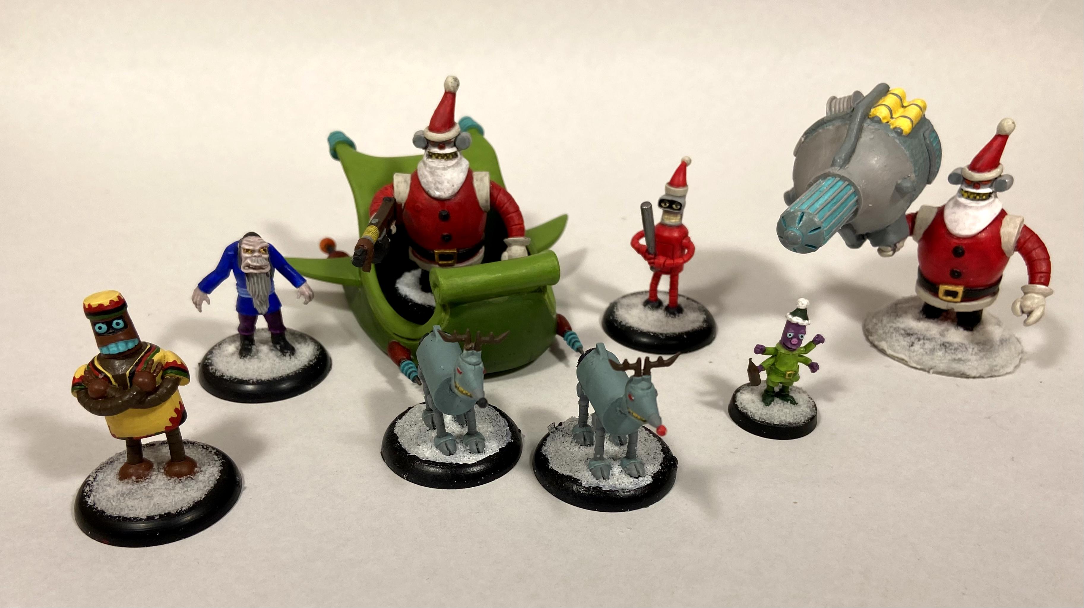 Bender, Futurama, Pulp, Sci Fi, Xmas