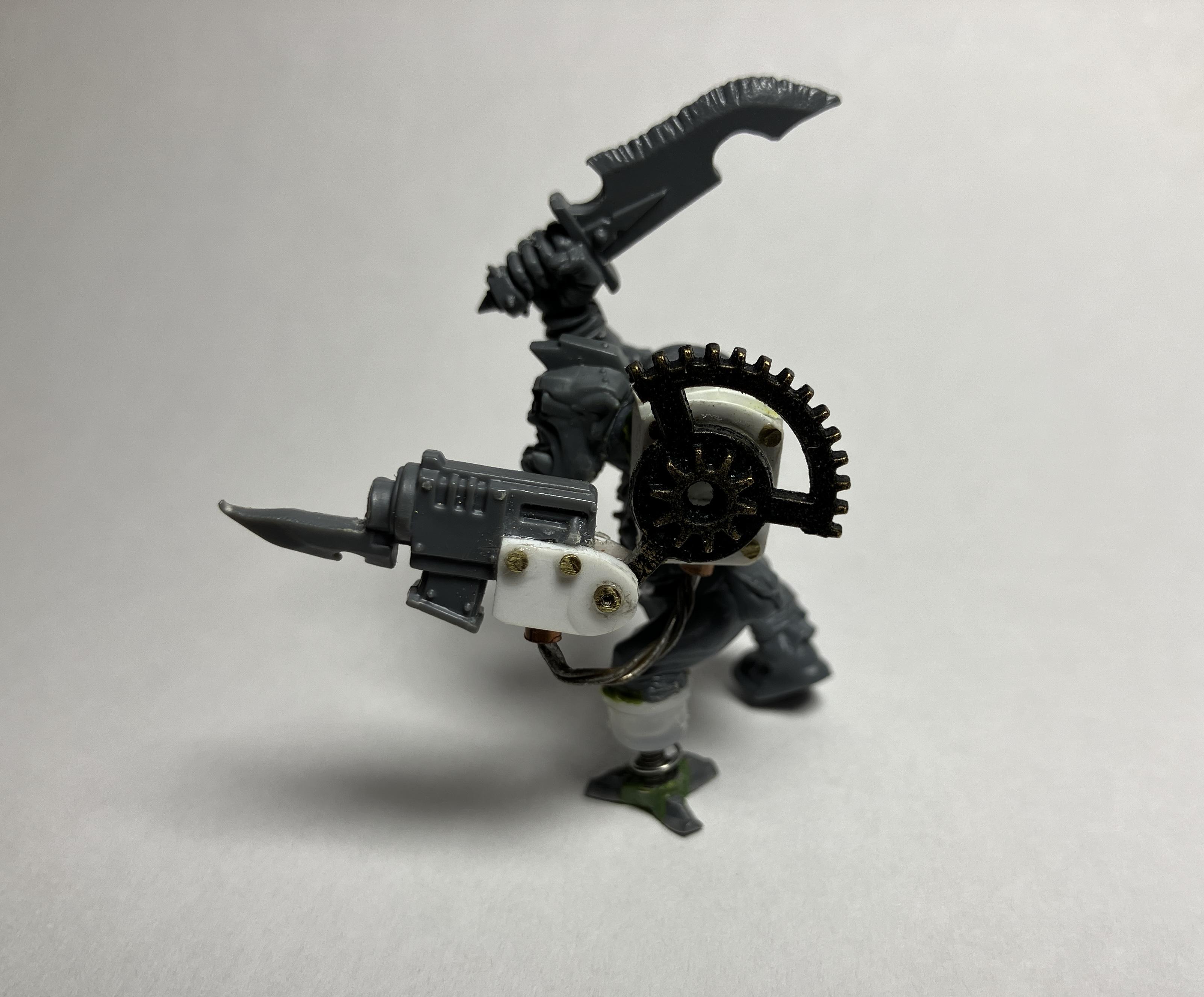 Bionics, Bioniks, Bits, Freebooter, Greenstuff, Orks, Scratch Build, Slugga Boy, Warhammer 40,000