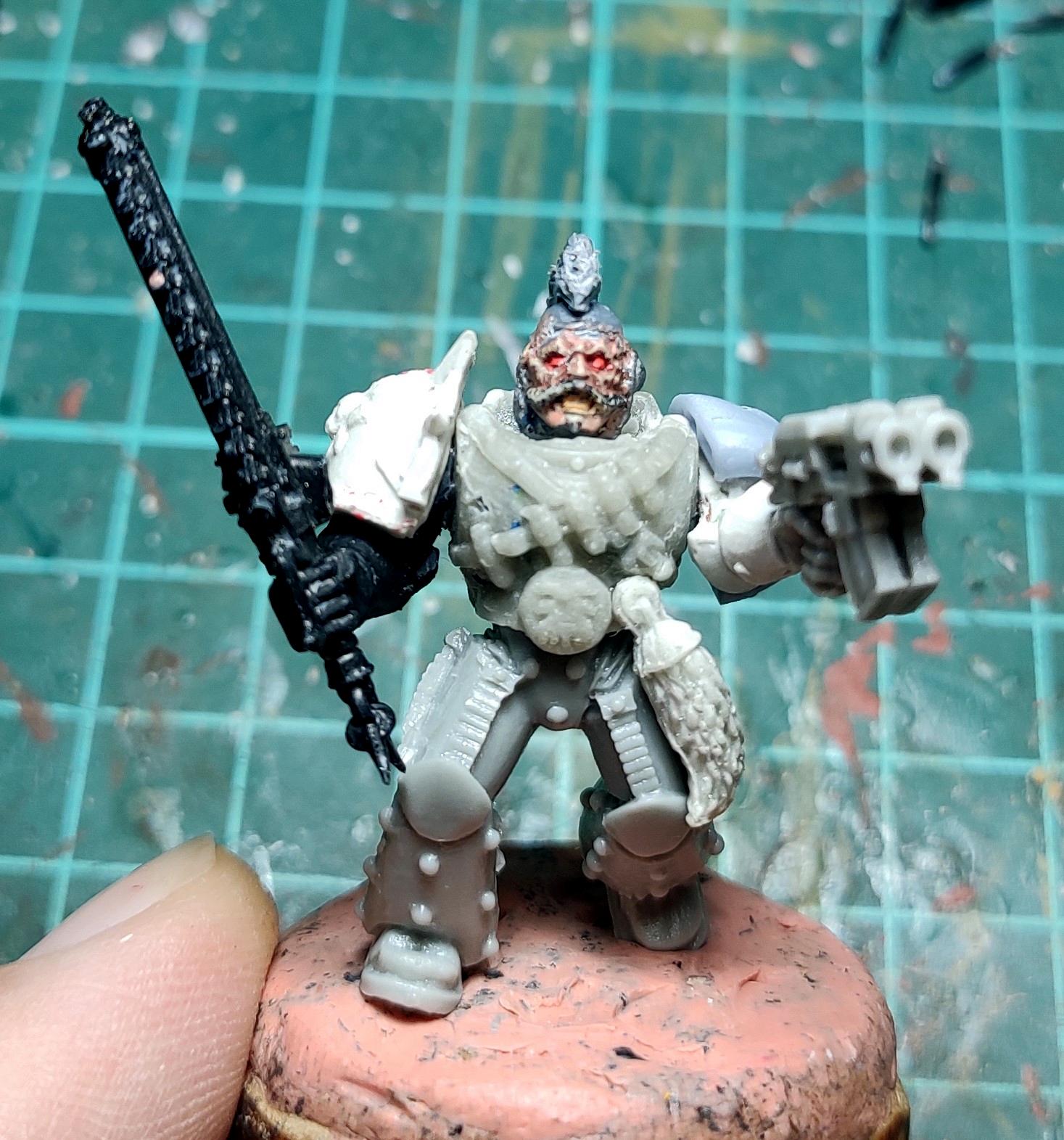 Berserk, Berserkers, Berzerk, Berzerker, Blood For The Blood God, Blood Wolves, Casting, Chaos, Chaos Space Marines, Conversion, Heresy, Heretic Astartes, Infantry, Khorne, Khorne Wolves, Kitbash, Putty, Skulls For Skull Throne, Space Wolves, Traitor Legions, Trophy, Warhammer 40,000, Work In Progress