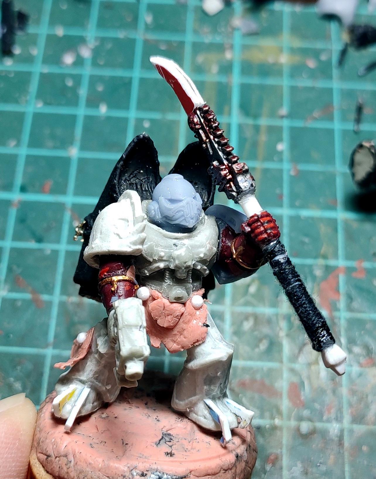 Ave Dominus Nox, Casting, Chain Glaive, Chaos, Chaos Space Marines, Conversion, Fast Attack, Heresy, Heretic Astartes, Infantry, Kitbash, Night Lords, Putty, Raptors, Rebuild, Traitor Legions, Trophy, Warhammer 40,000, Work In Progress
