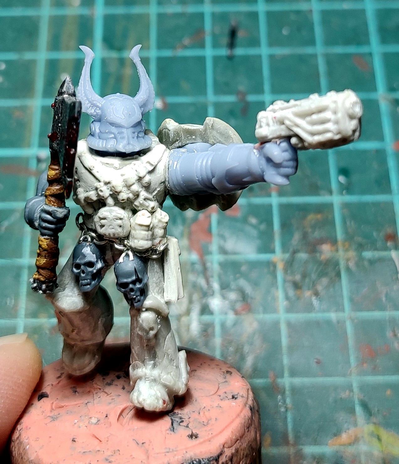 Berserk, Berserkers, Berzerk, Berzerker, Blood For The Blood God, Casting, Chaos, Chaos Space Marines, Conversion, Heresy, Heretic Astartes, Infantry, Khorne, Kitbash, Plasma, Putty, Skulls For Skull Throne, Traitor Legions, Trophy, Warhammer 40,000, Work In Progress, World Eaters