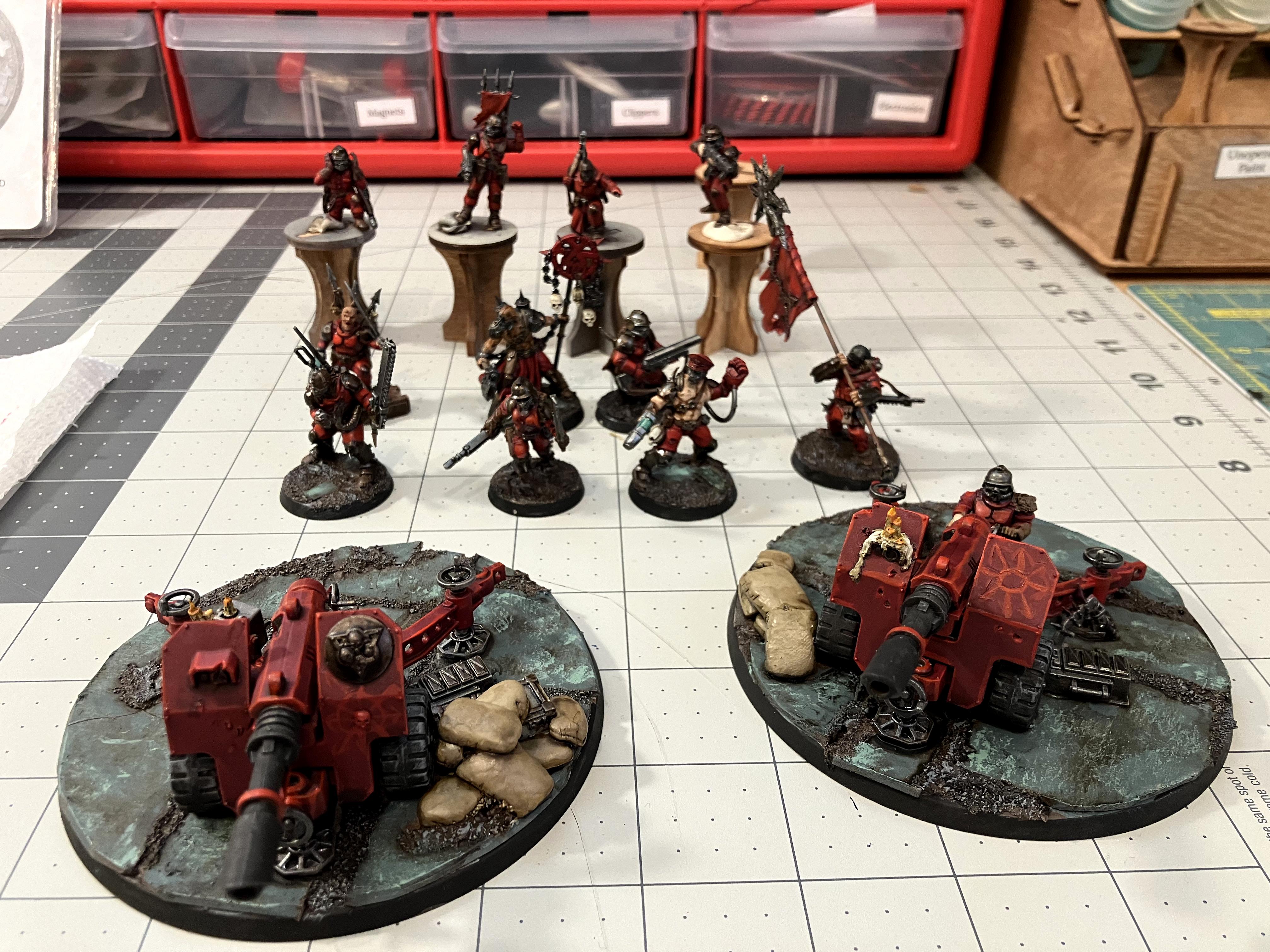 Artillery, Blood Pact, Chaos, Imperial Guard, Kitbash, Painted, Renegades, Renegades &amp; Heretics
