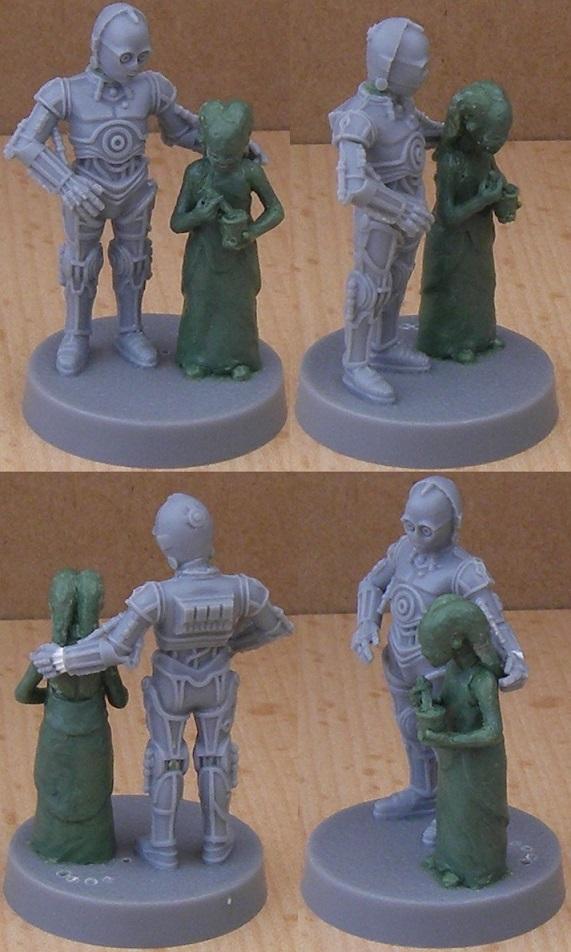 Alien, Child, Civilian, Droid, Nanny, Sculpting, Star Wars