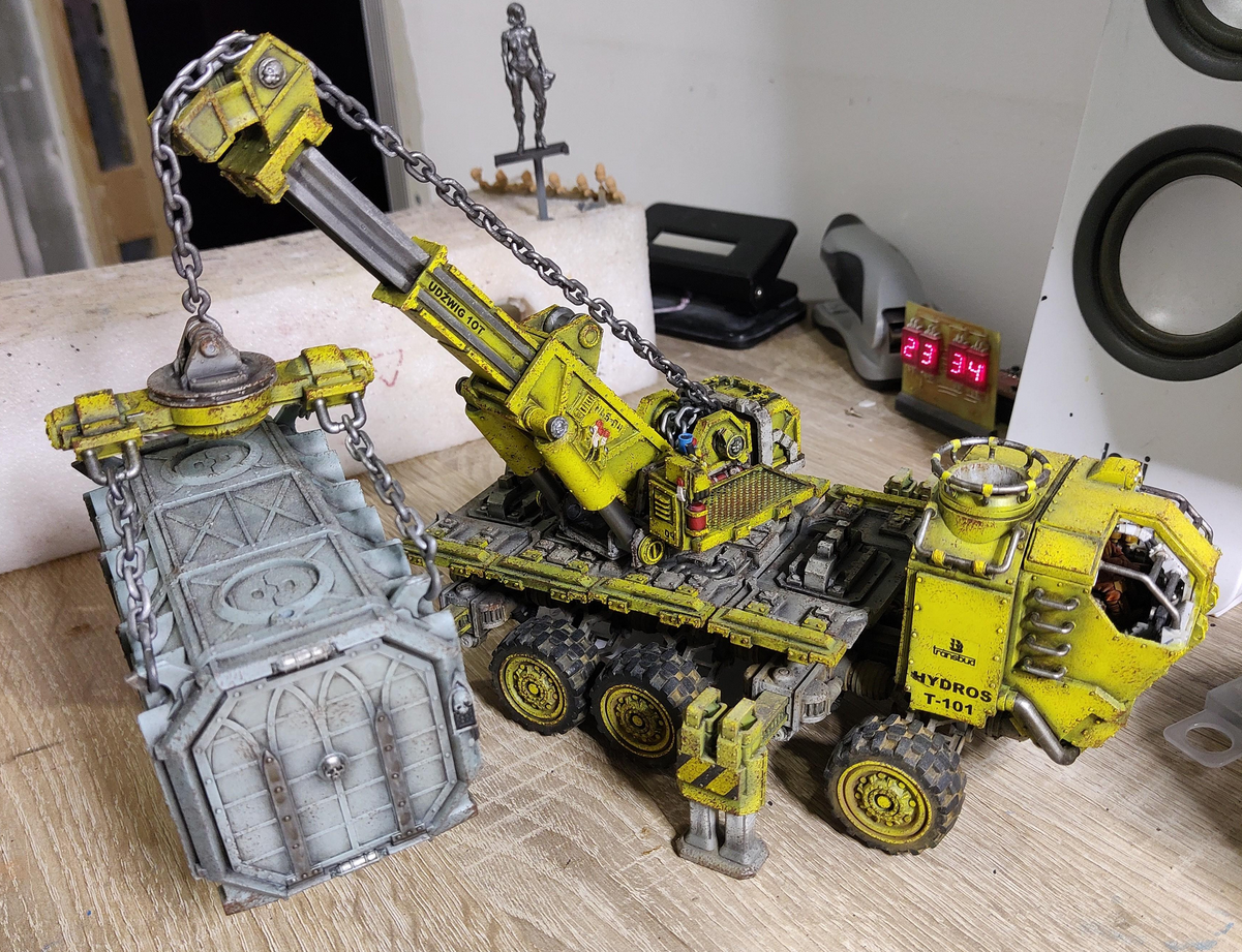 Civilian, Construction, Crane, Necromunda, Truck