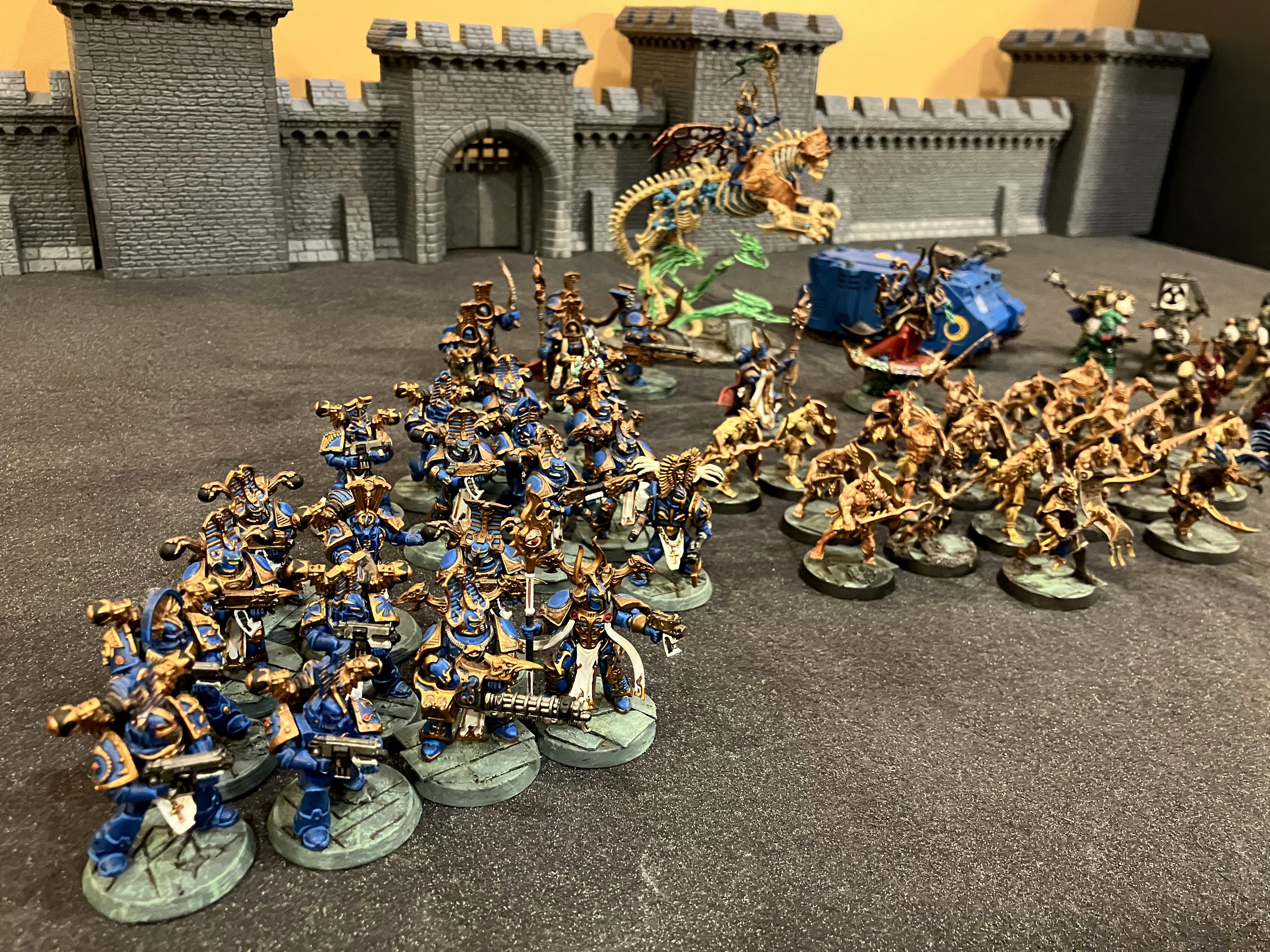 Arhiman, Army, Chaos Space Marines, Conversion, Miniatures, Rhino, Rubric Marines, Rubricae, Thousand Sons, Tzangors, Warhammer 40,000