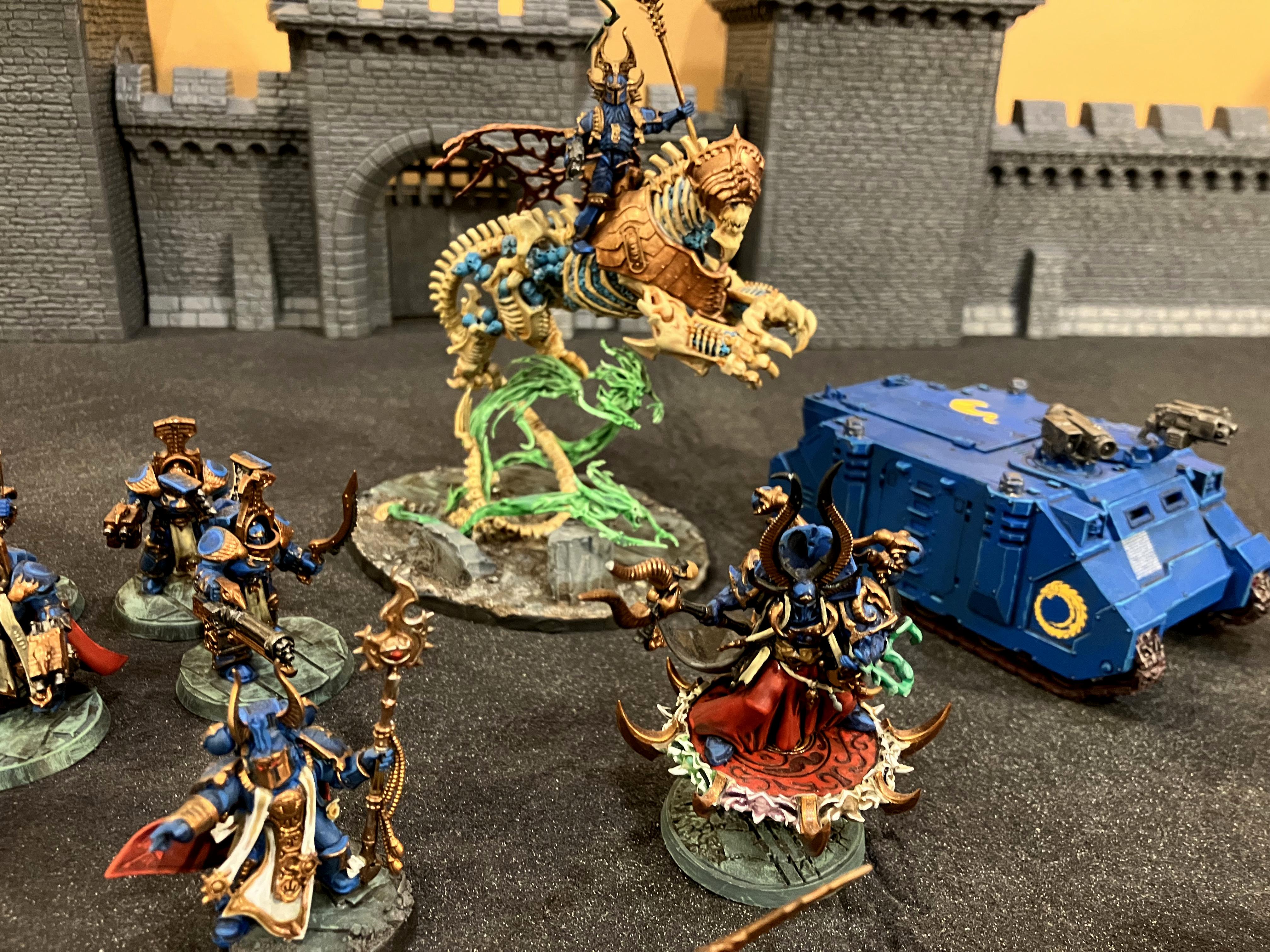 Arhiman, Army, Chaos Space Marines, Conversion, Miniatures, Rhino, Rubric Marines, Rubricae, Thousand Sons, Tzangors, Warhammer 40,000