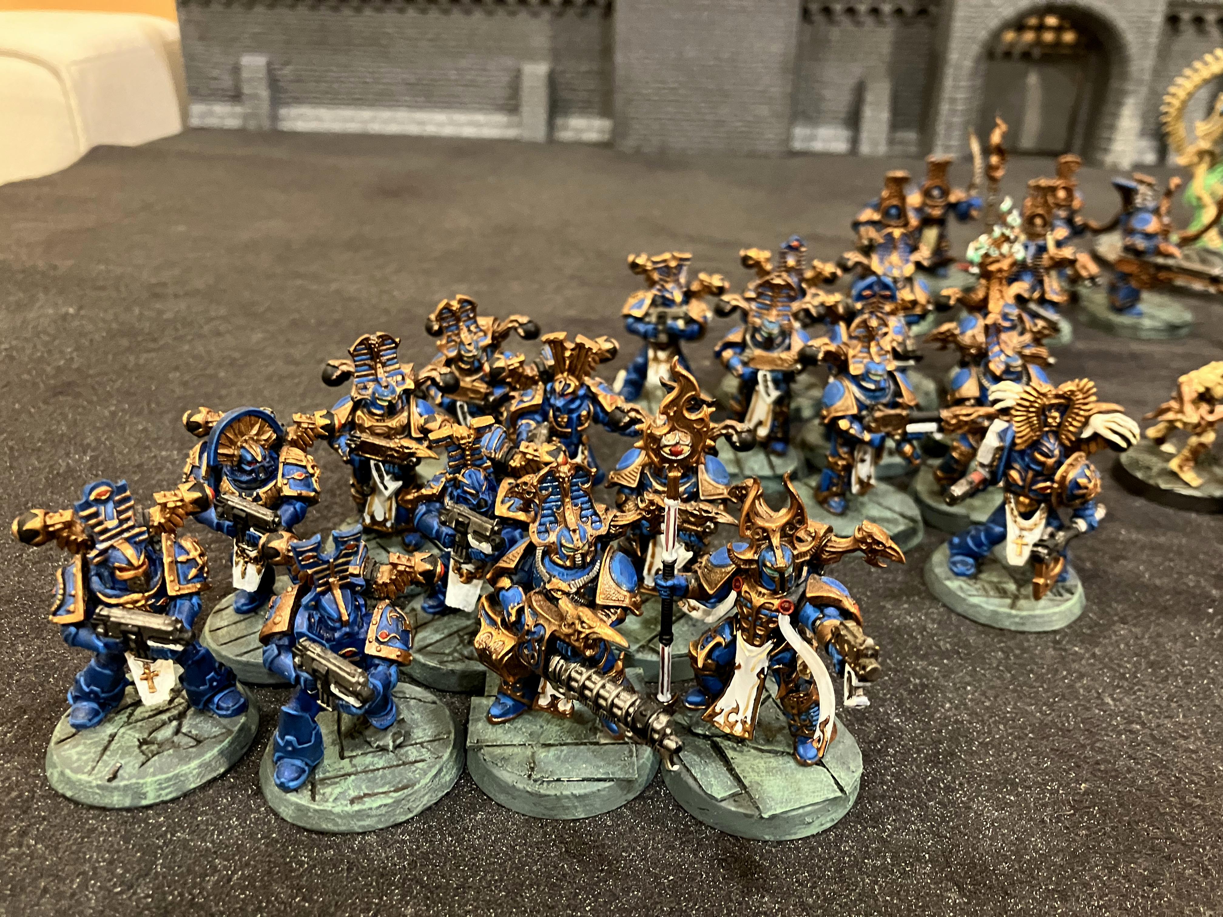 Arhiman, Army, Chaos Space Marines, Conversion, Miniatures, Rhino, Rubric Marines, Rubricae, Thousand Sons, Tzangors, Warhammer 40,000