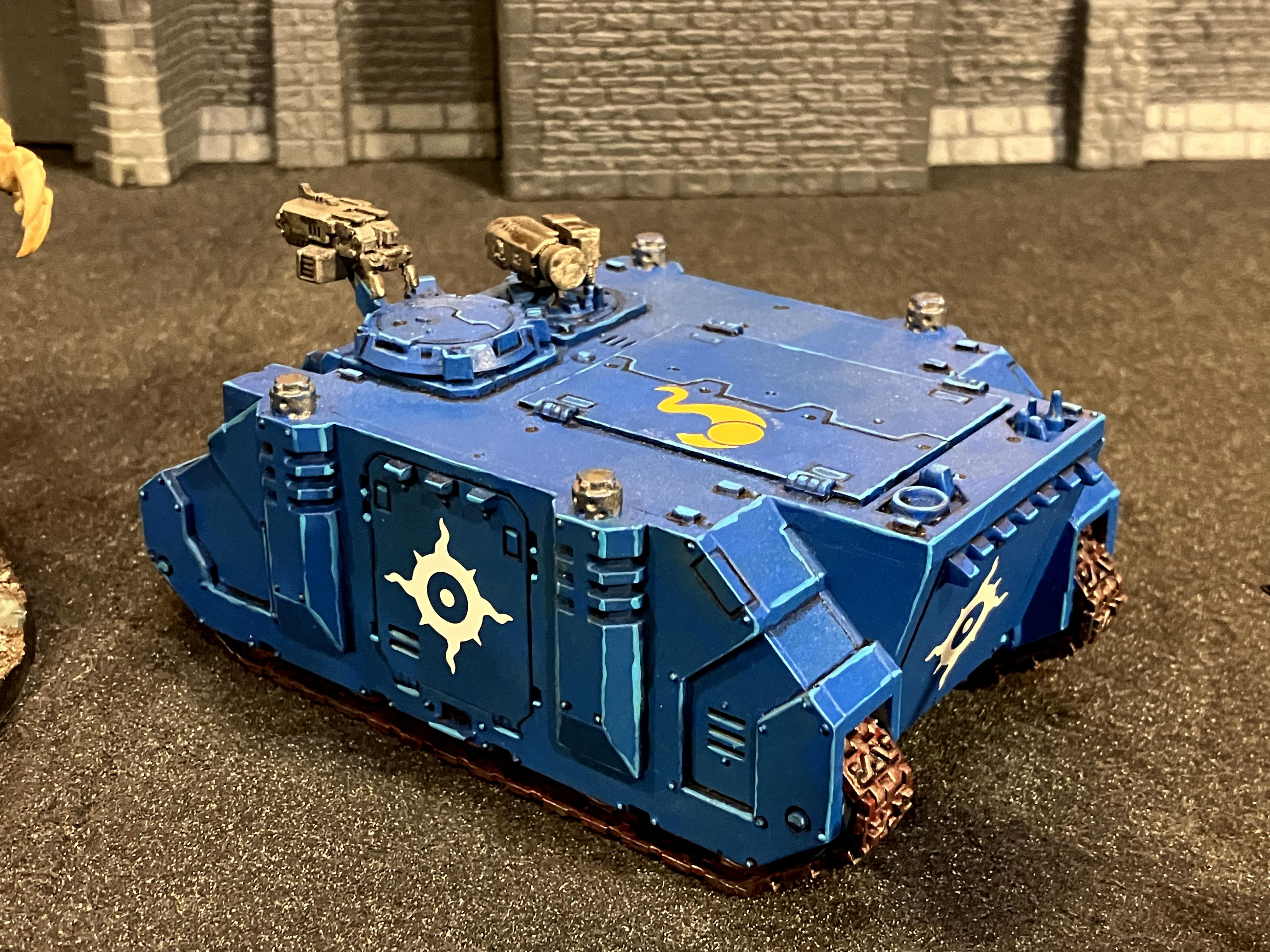 Arhiman, Army, Chaos Space Marines, Conversion, Miniatures, Rhino, Rubric Marines, Rubricae, Thousand Sons, Tzangors, Warhammer 40,000