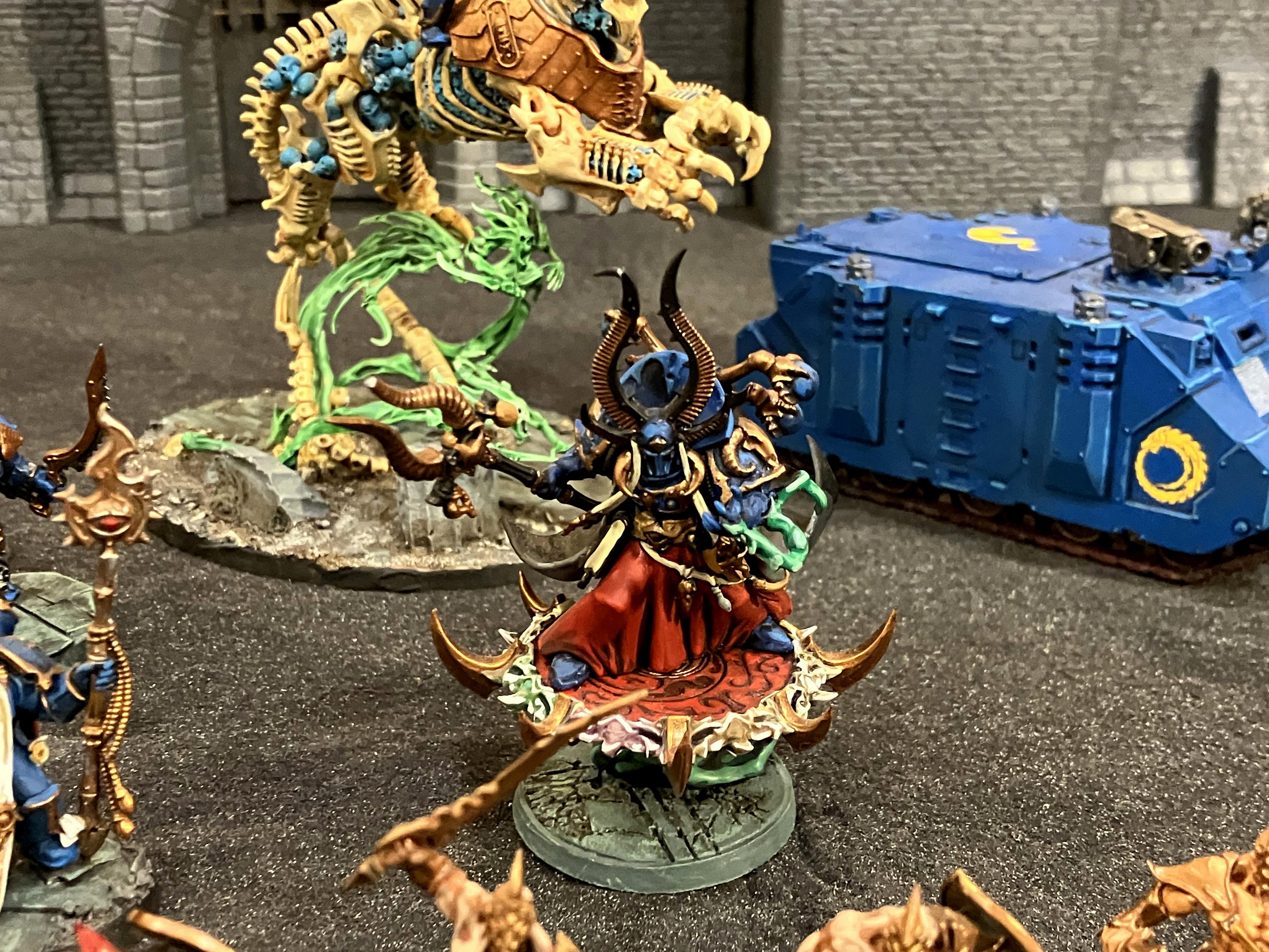 Arhiman, Army, Chaos Space Marines, Conversion, Miniatures, Rhino, Rubric Marines, Rubricae, Thousand Sons, Tzangors, Warhammer 40,000