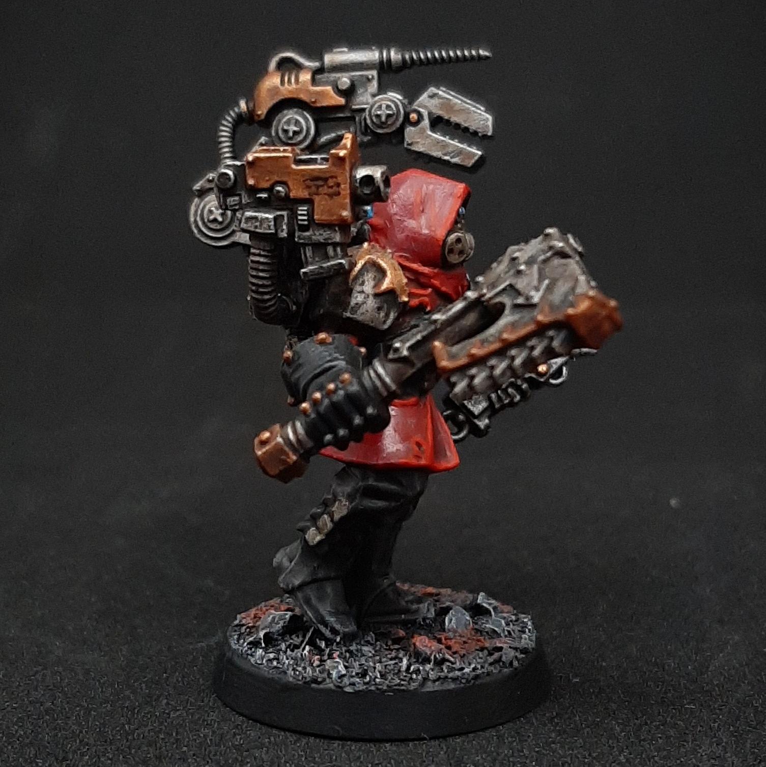 Adept, Adeptus, Auspex, Background, Bionics, Bolter, Boltpistol, Chainaxe, Conversion, Custom, Enginseer, Fluff, Gun, Inq28, Inquisitor, Lore, Machine, Mars, Mechanicus, Miniature, Retinue, Scanner, Servo-arm, Story, Tech, Tech-adept, Techpriest