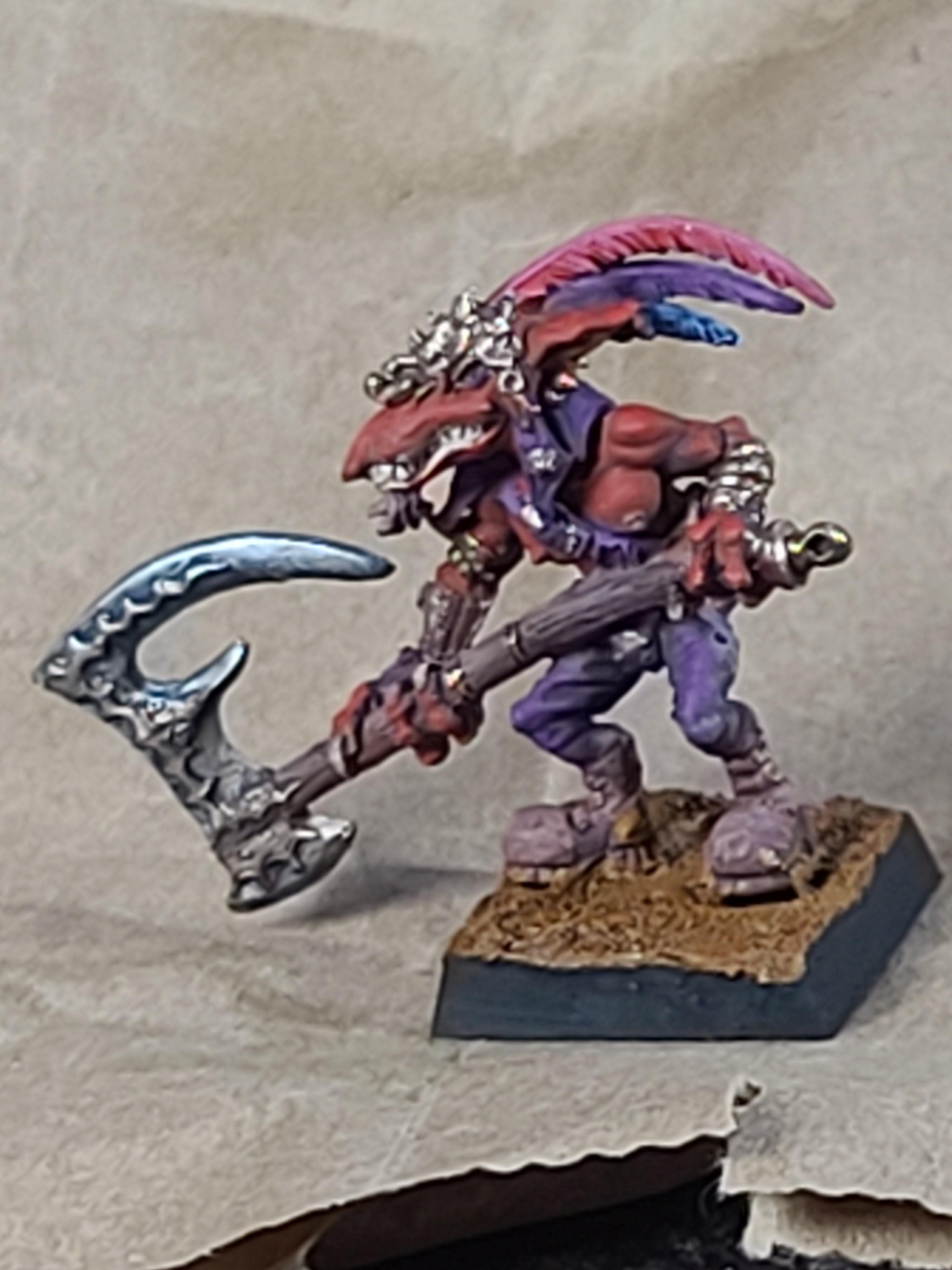 Big Axe, Champion, Dungeons And Dragons, Hobgoblin, Metal, Ral Partha, Warhammer Fantasy, Weird Guy