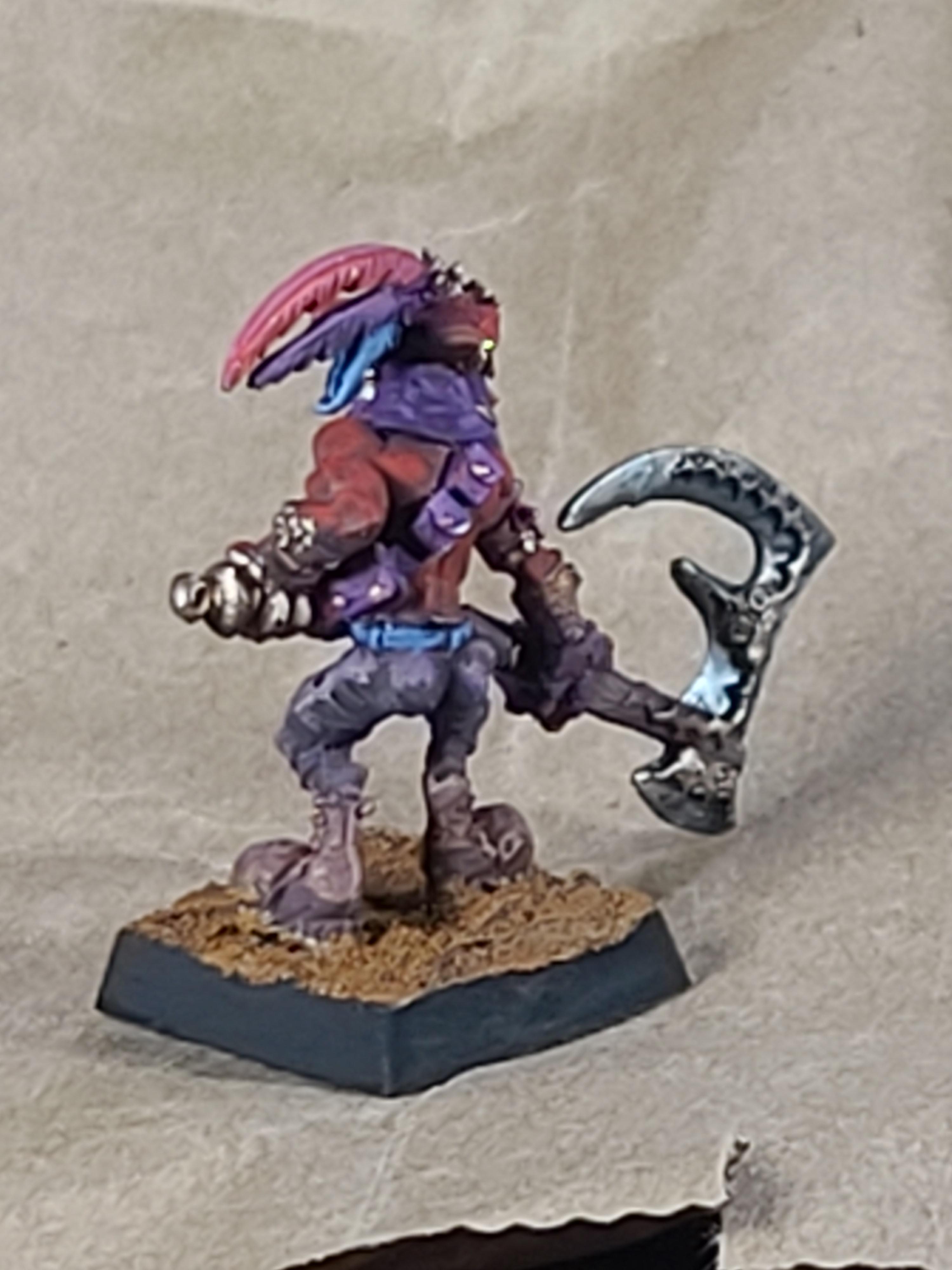 Big Axe, Champion, Dungeons And Dragons, Hobgoblin, Metal, Ral Partha, Warhammer Fantasy, Weird Guy