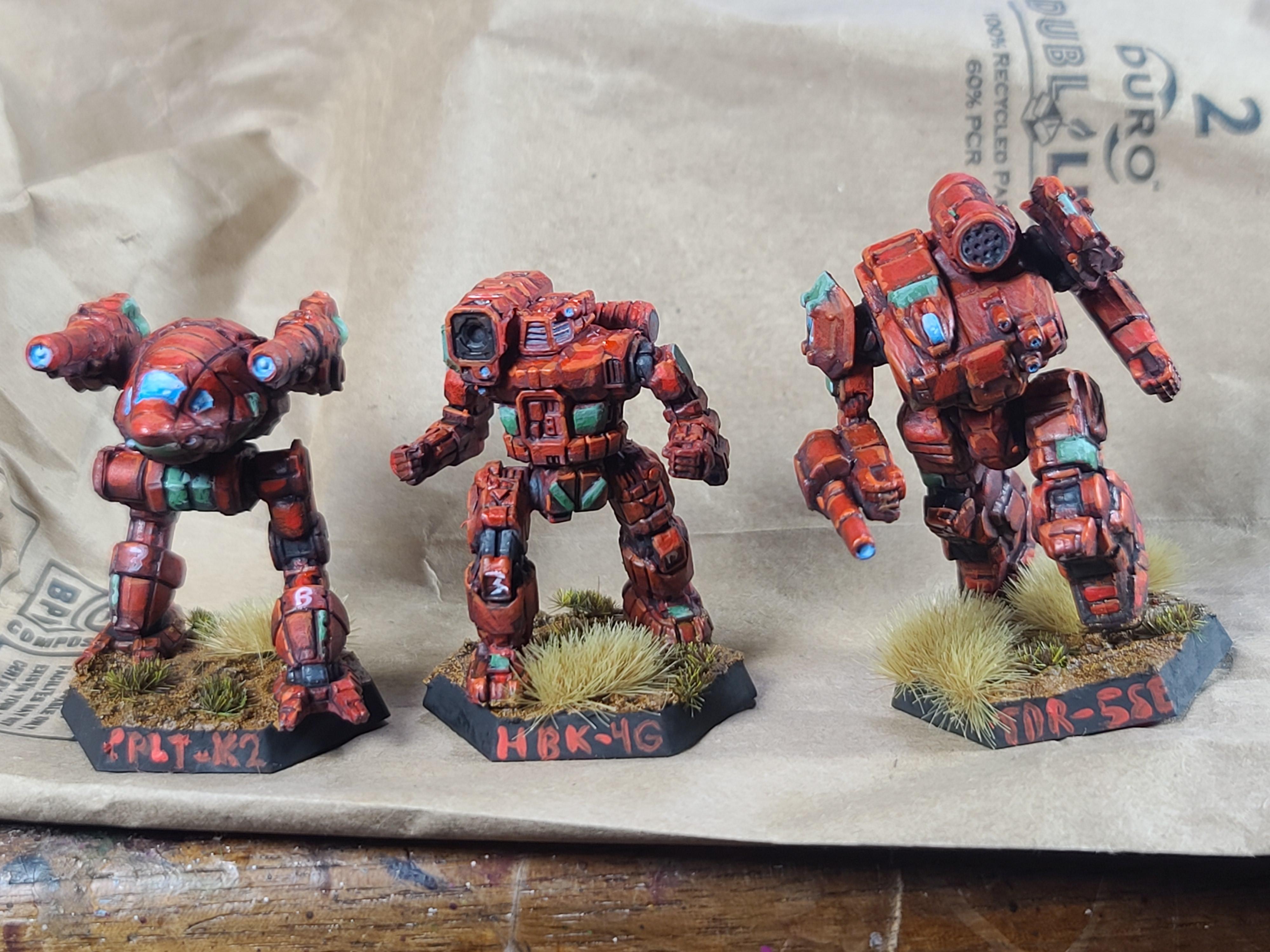 Battletech, Catalyst Game Labs, Catapult K2, Draconis Combine, Hunchback, Mech, Thunderbolt