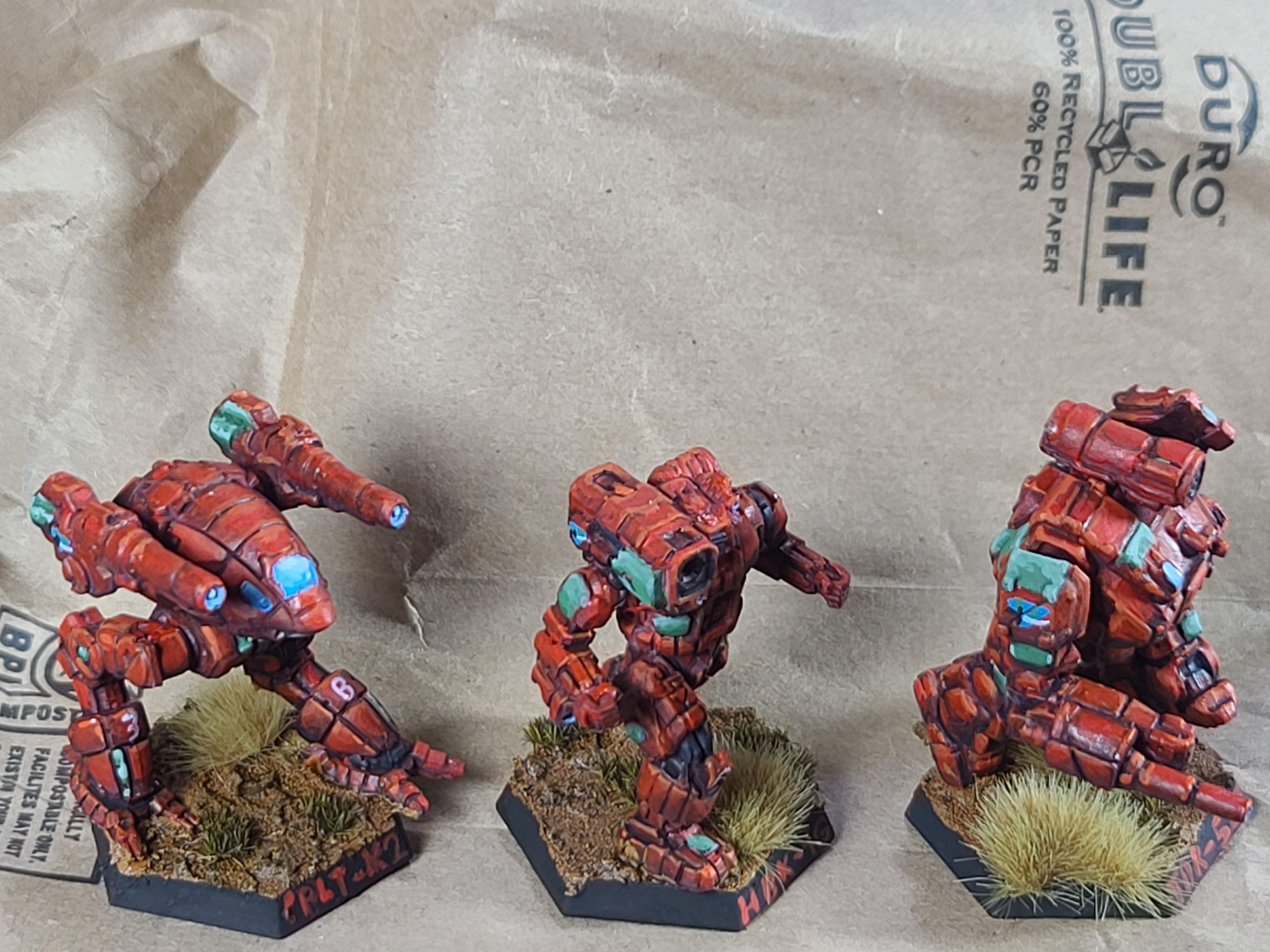 Battletech, Catalyst Game Labs, Catapult K2, Draconis Combine, Hunchback, Mech, Thunderbolt