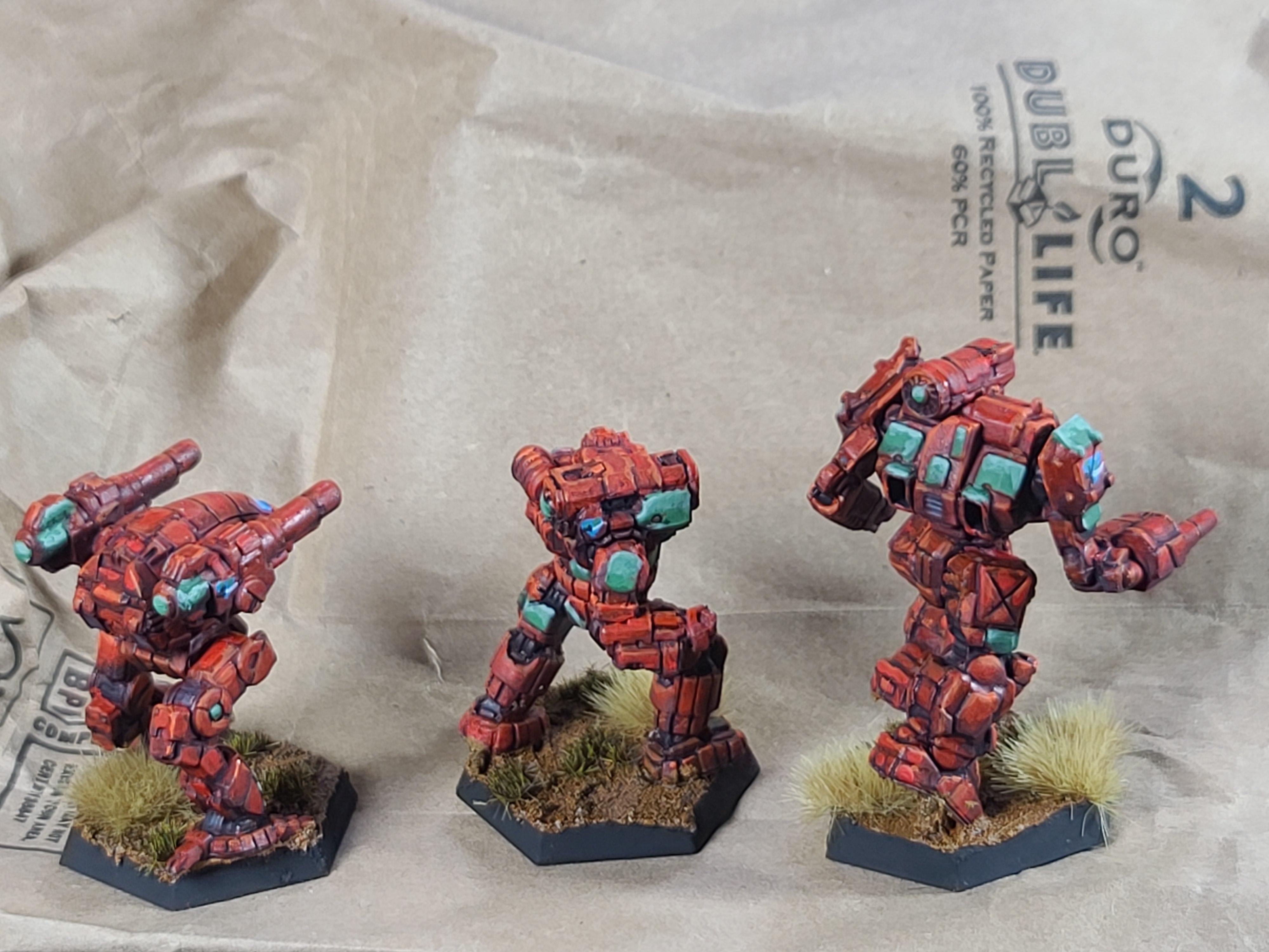 Battletech, Catalyst Game Labs, Catapult K2, Draconis Combine, Hunchback, Mech, Thunderbolt