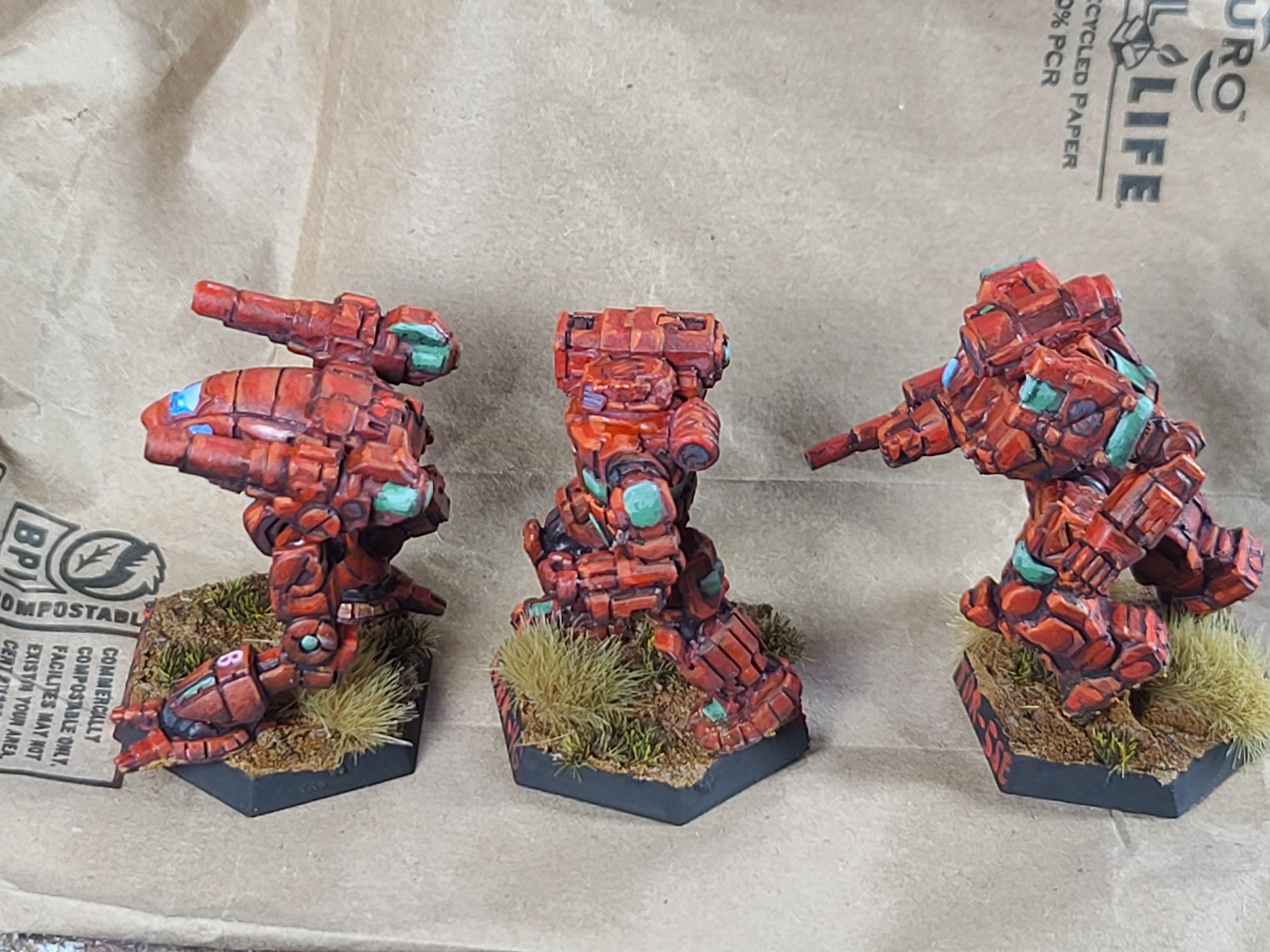 Battletech, Catalyst Game Labs, Catapult K2, Draconis Combine, Hunchback, Mech, Thunderbolt
