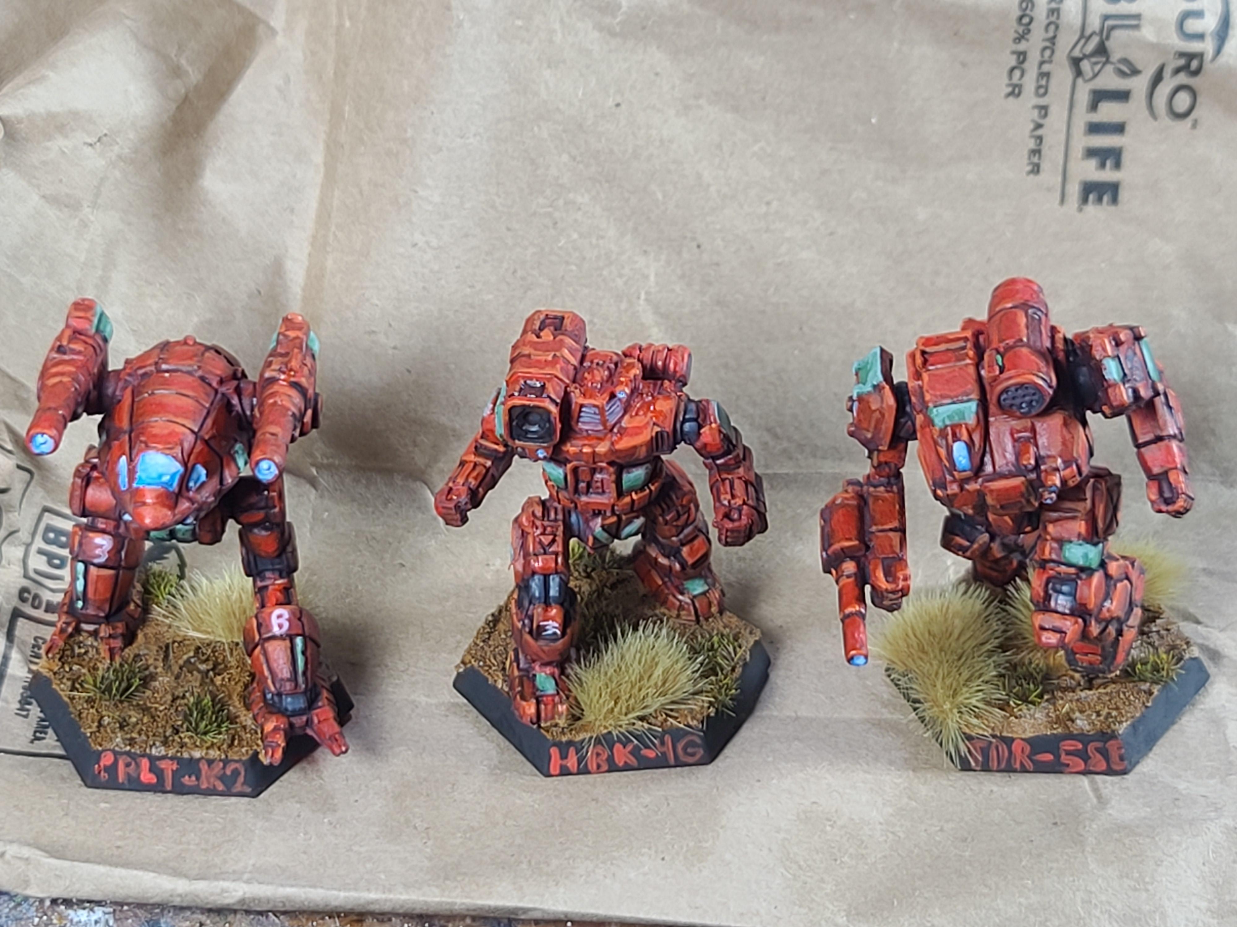 Battletech, Catalyst Game Labs, Catapult K2, Draconis Combine, Hunchback, Mech, Thunderbolt