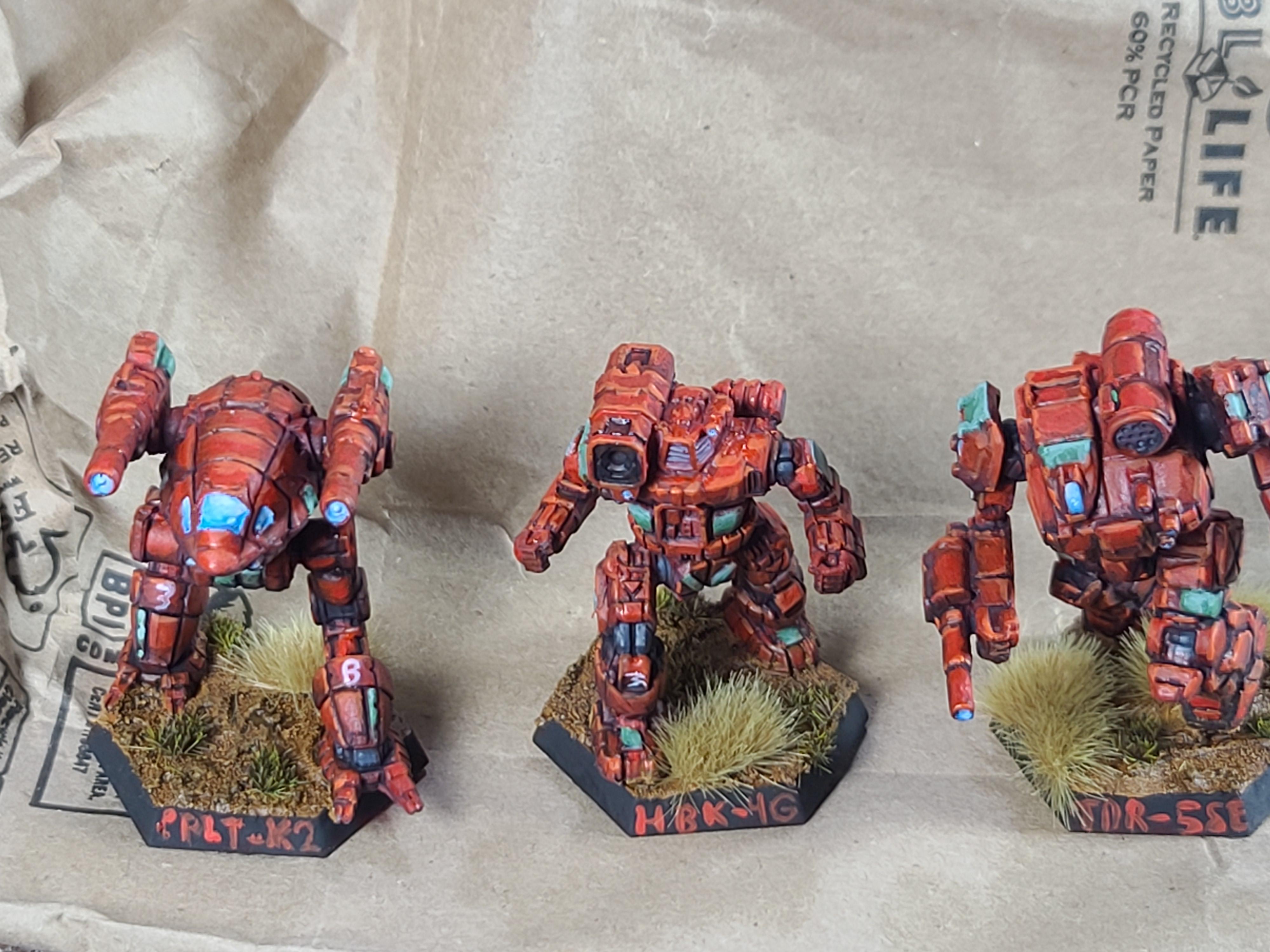 Battletech, Catalyst Game Labs, Catapult K2, Draconis Combine, Hunchback, Mech, Thunderbolt