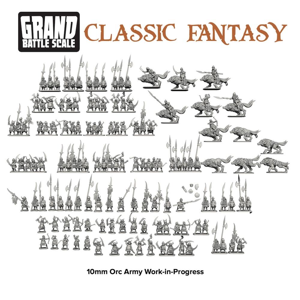 10mm, Army, Orcs, Wargames Atlantic, Warhammer Fantasy