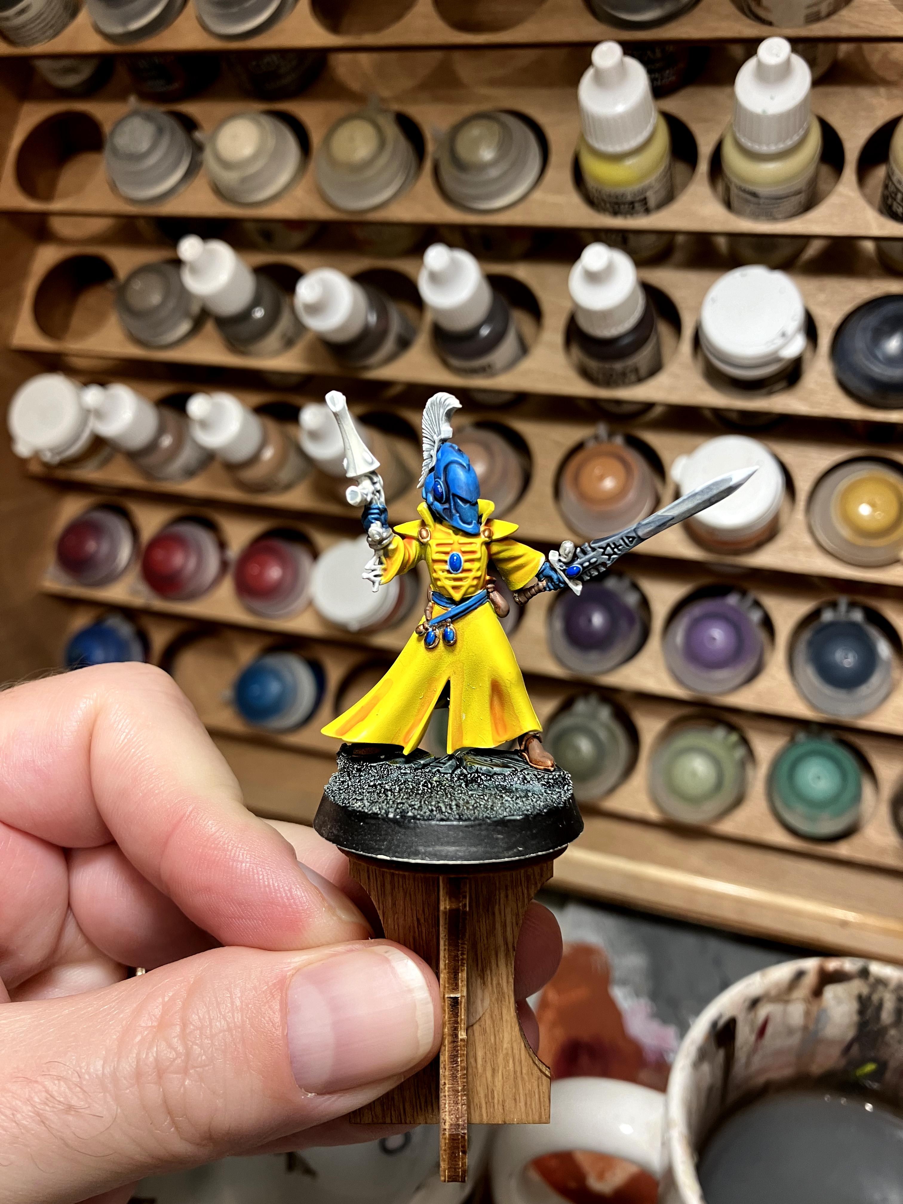Aeldari, Eldar, Farseer, Iyanden, Speedpaint, Warlock, Work In Progress