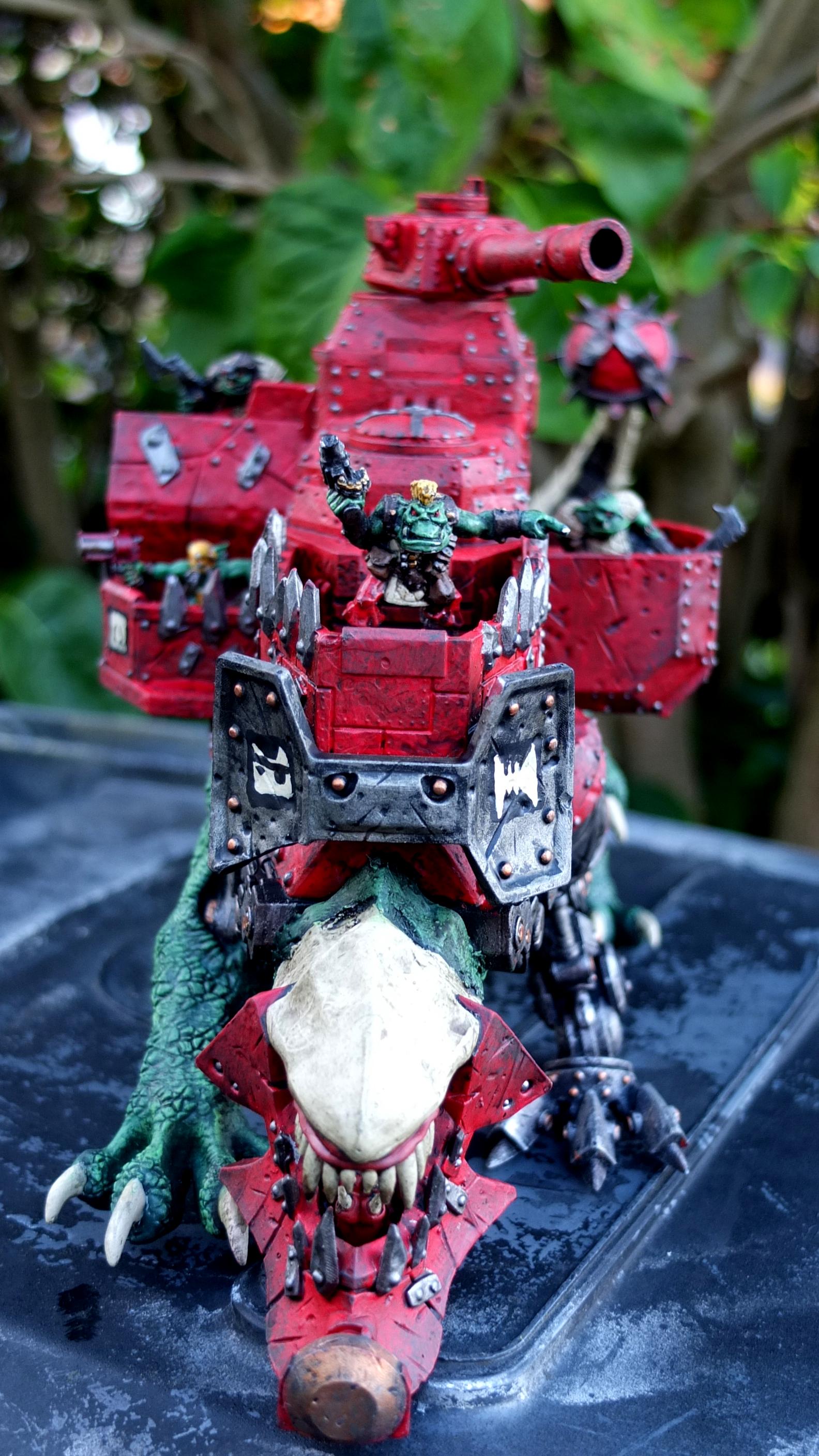 Howdah, Orks, Run Rolla, Squiggoth, Station Forge