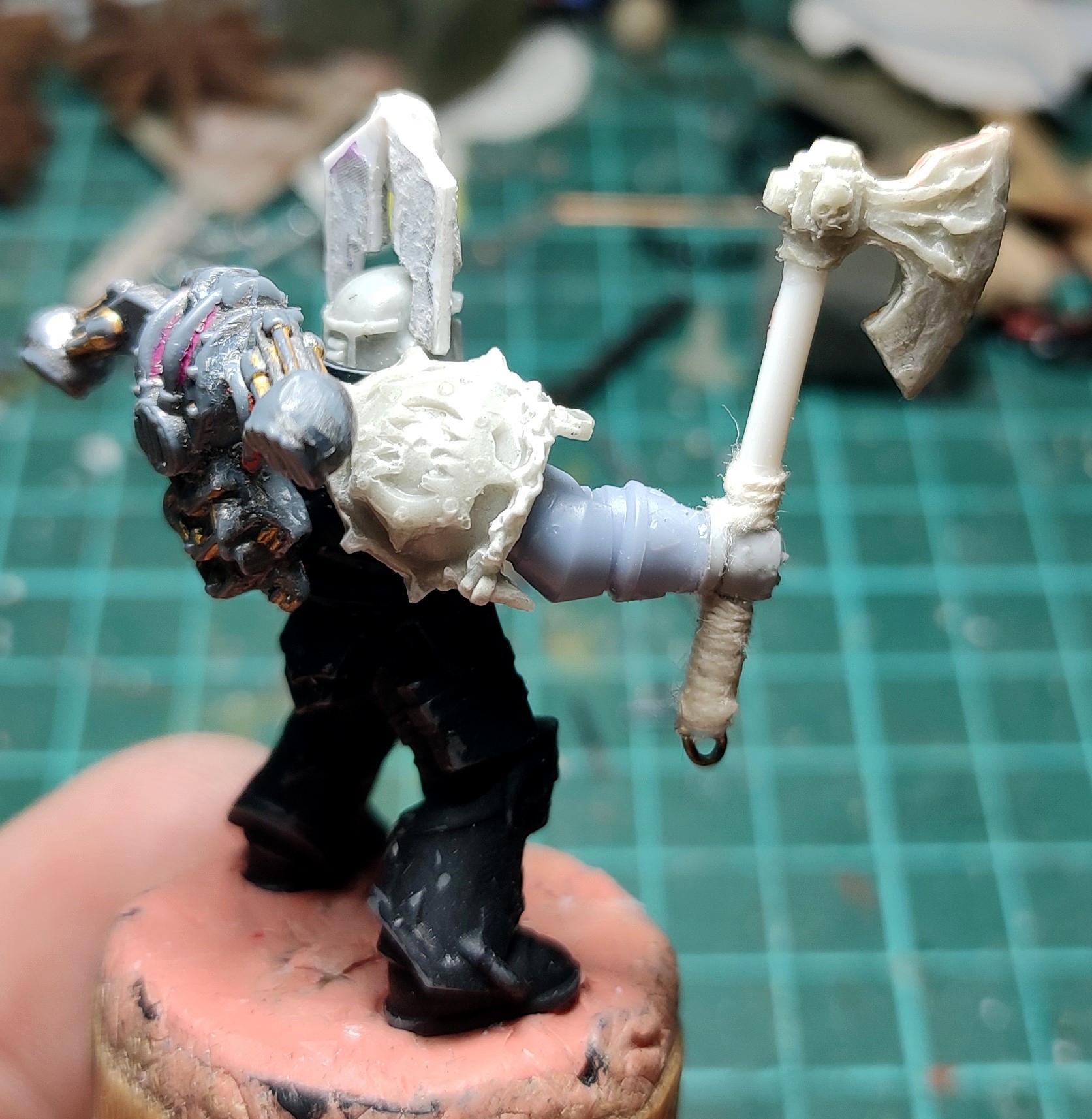 Axe, Berserk, Berserkers, Berzerk, Berzerker, Blood For The Blood God, Casting, Chaos, Chaos Space Marines, Conversion, Heresy, Heretic Astartes, Infantry, Khorne, Kitbash, Putty, Rebuild, Skulls For Skull Throne, Traitor Legions, Trophy, Warhammer 40,000, Work In Progress, World Eaters