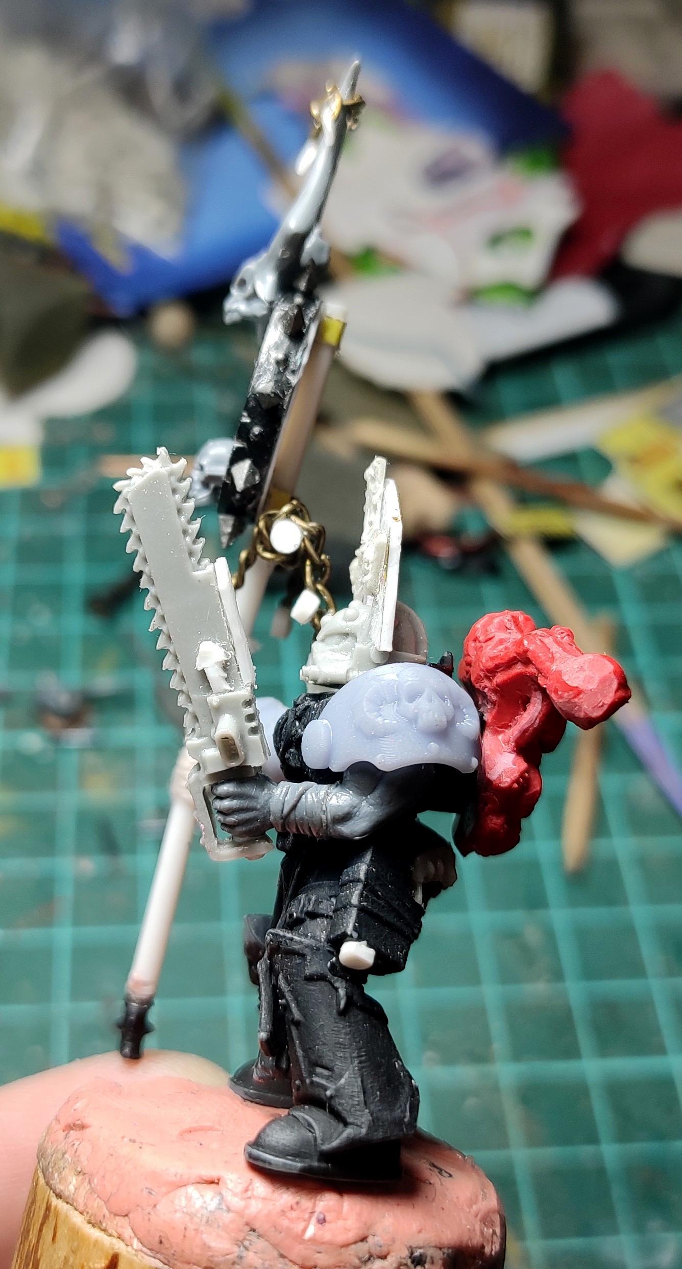 Banner, Berserk, Berserkers, Berzerk, Berzerker, Blood For The Blood God, Casting, Chain Sword, Chaos, Chaos Space Marines, Conversion, Heresy, Heretic Astartes, Infantry, Khorne, Kitbash, Putty, Rebuild, Skulls For Skull Throne, Traitor Legions, Trophy, Warhammer 40,000, Work In Progress, World Eaters