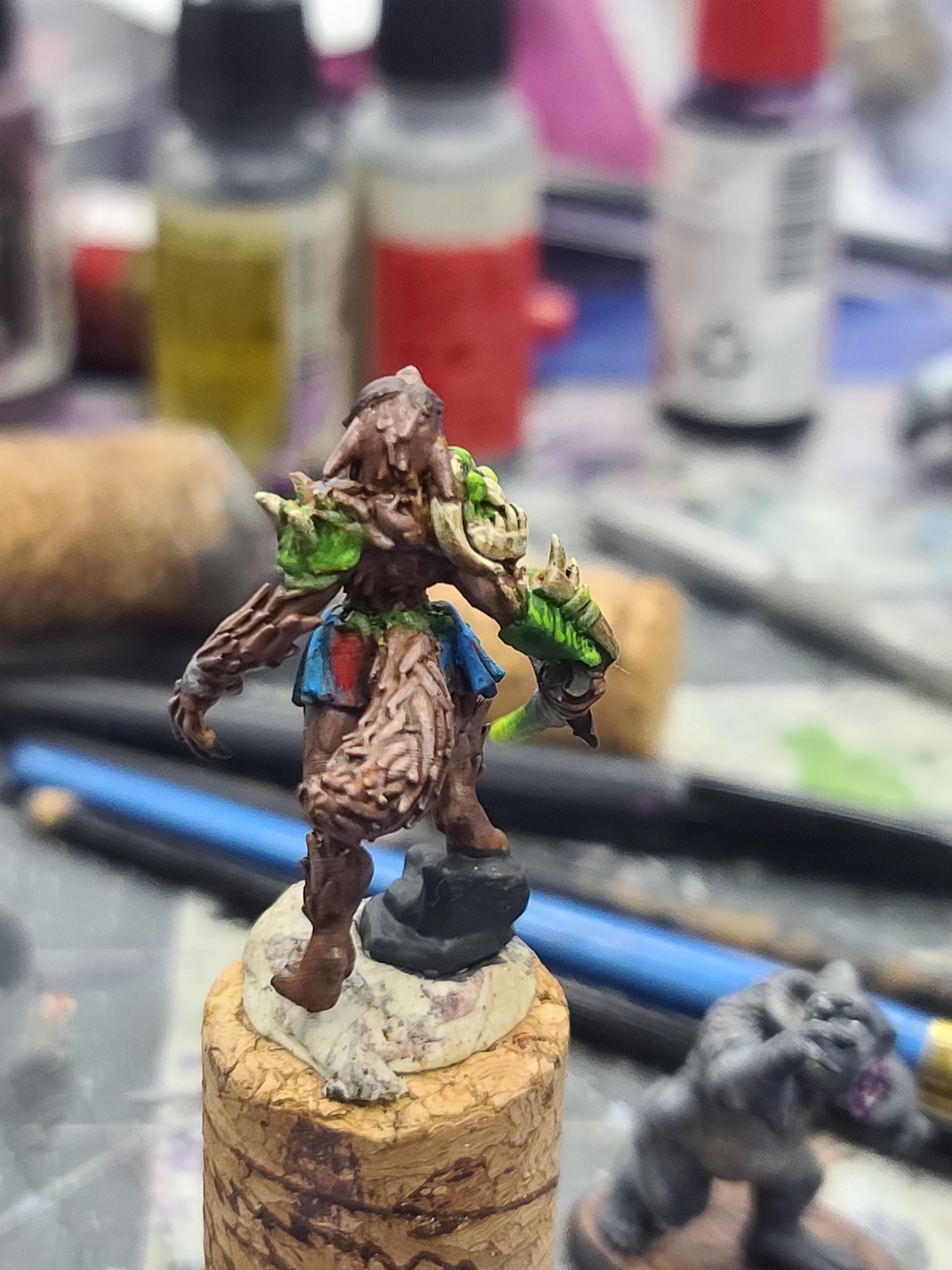 3d Printed, Animal Adventurers, Dungeons And Dragons, Spellforged Renderings, Velrock, Werewolf