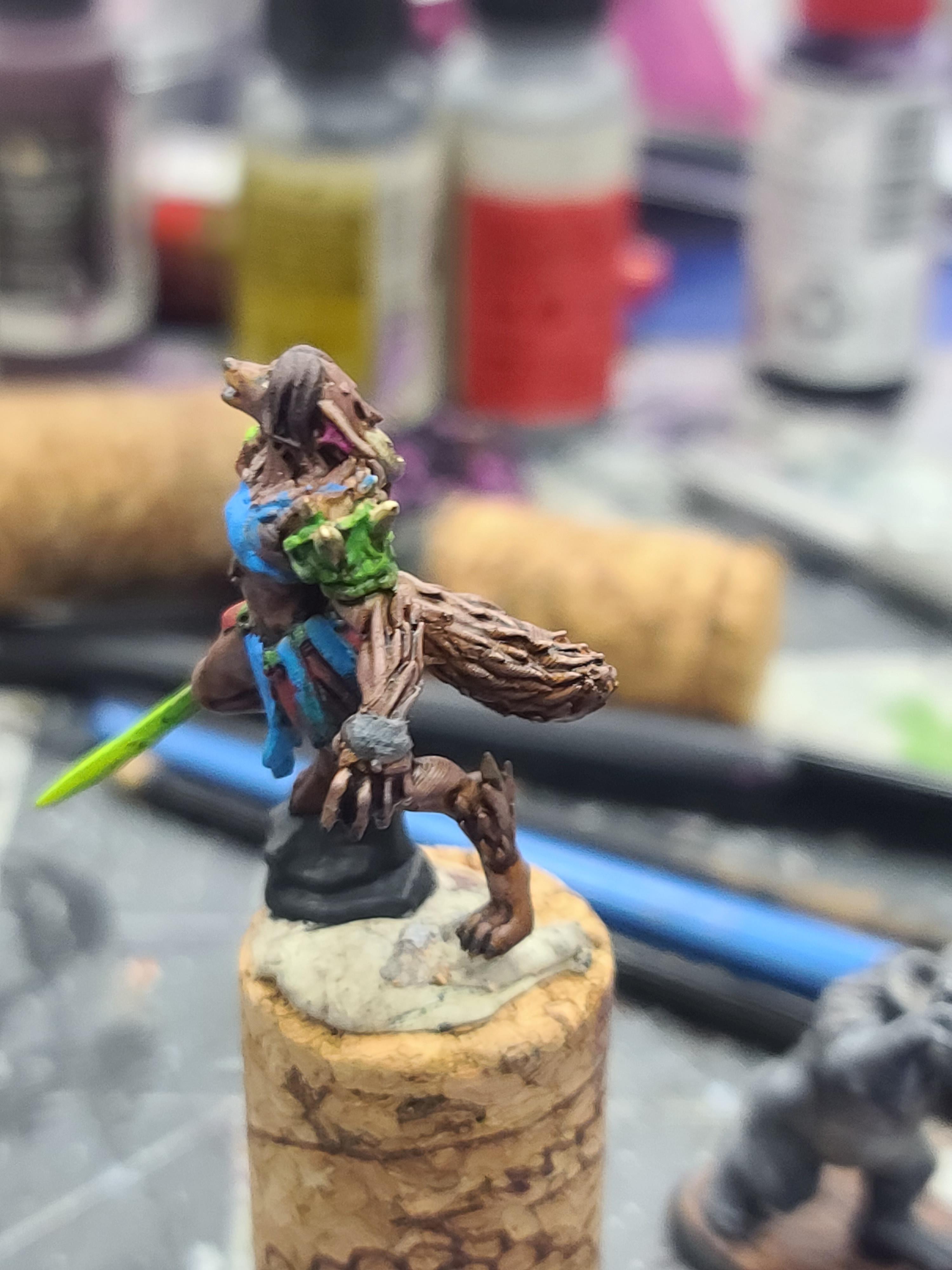 3d Printed, Animal Adventurers, Dungeons And Dragons, Spellforged Renderings, Velrock, Werewolf