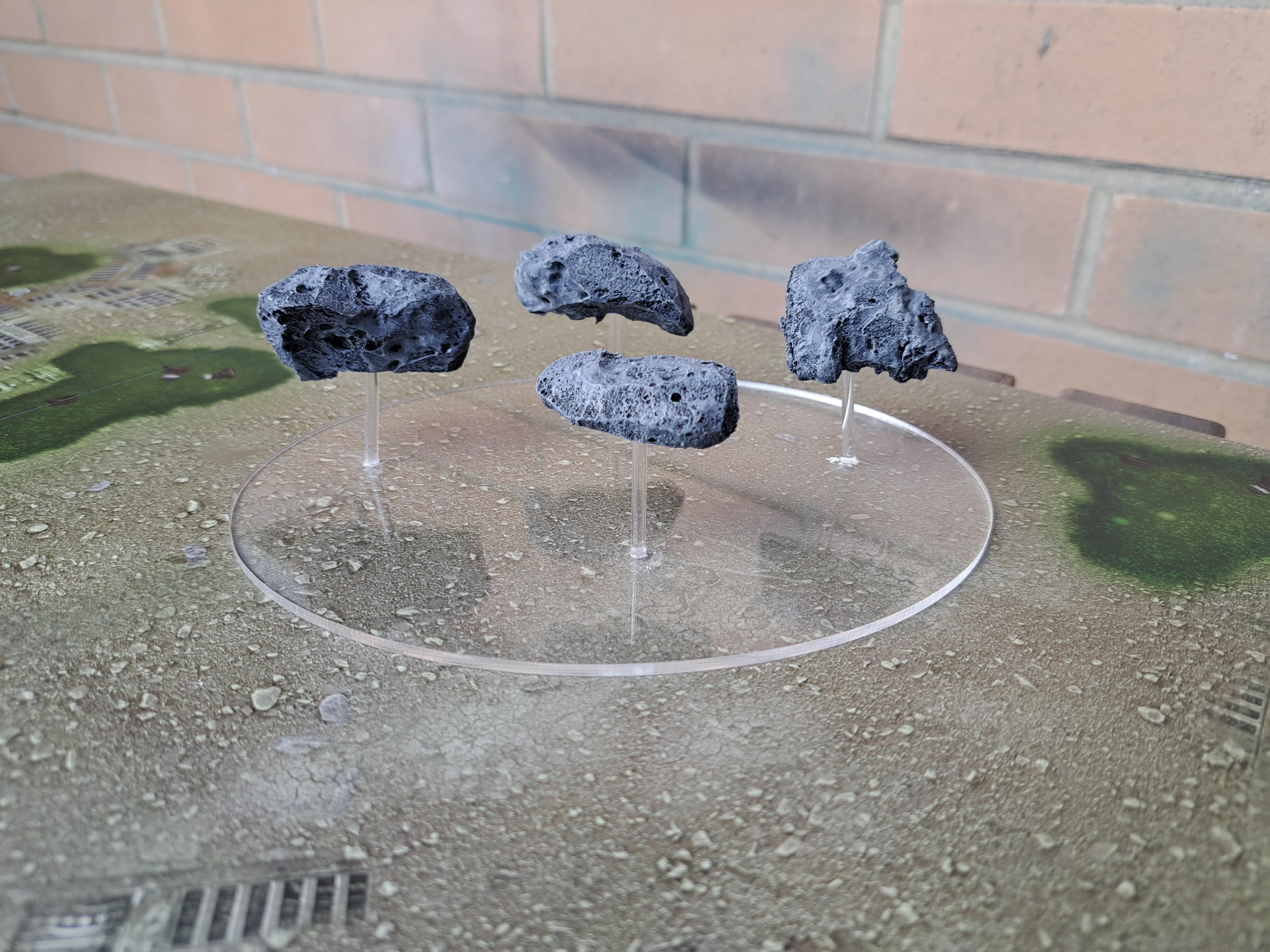 Asteroids, Dfc, Dropfleet, Dropfleet Commander, Fleet Scale, Moonlets, Rocks, Space, Spaceships, Terrain