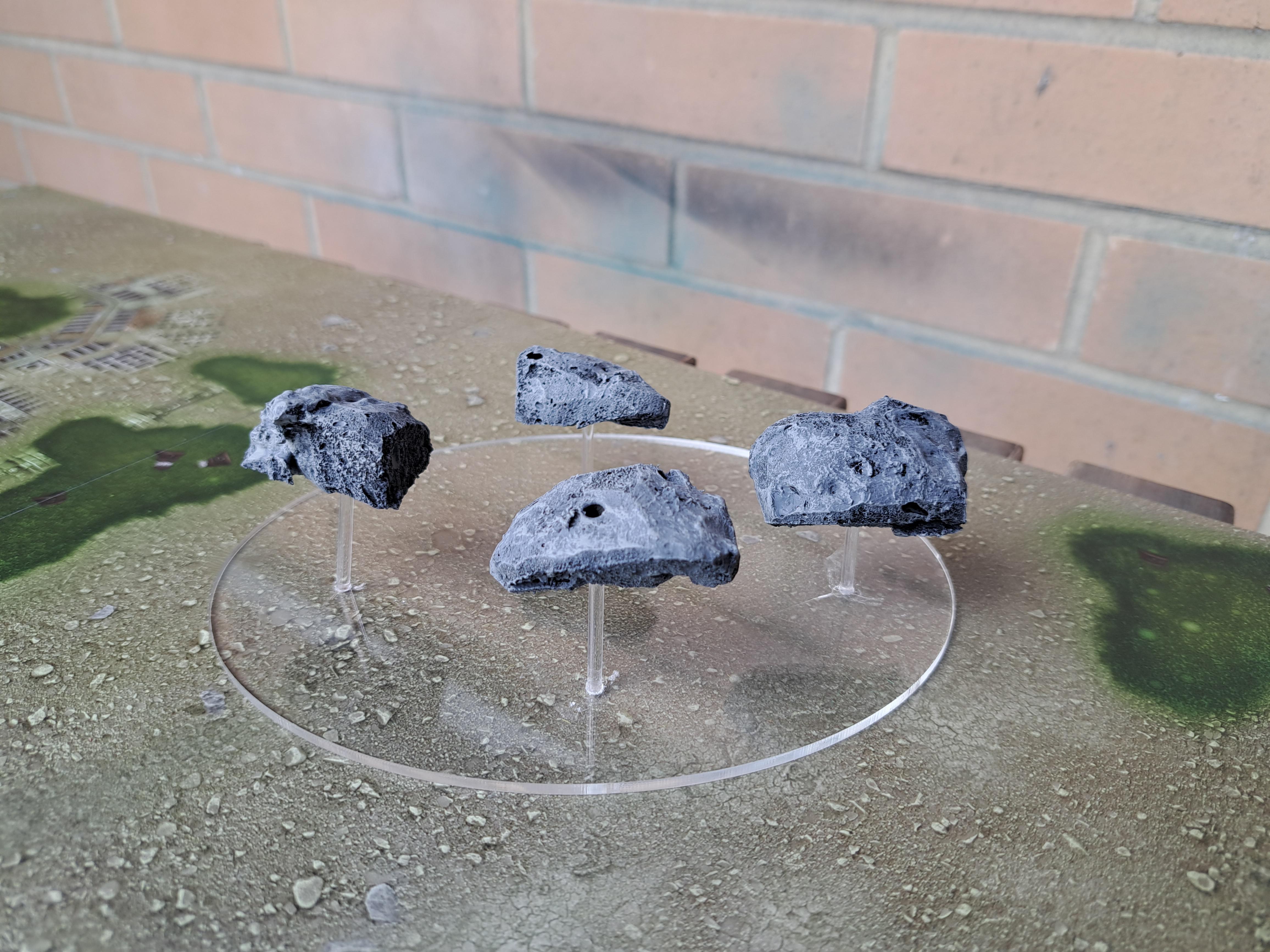 Asteroids, Dfc, Dropfleet, Dropfleet Commander, Fleet Scale, Moonlets, Rocks, Space, Spaceships, Terrain