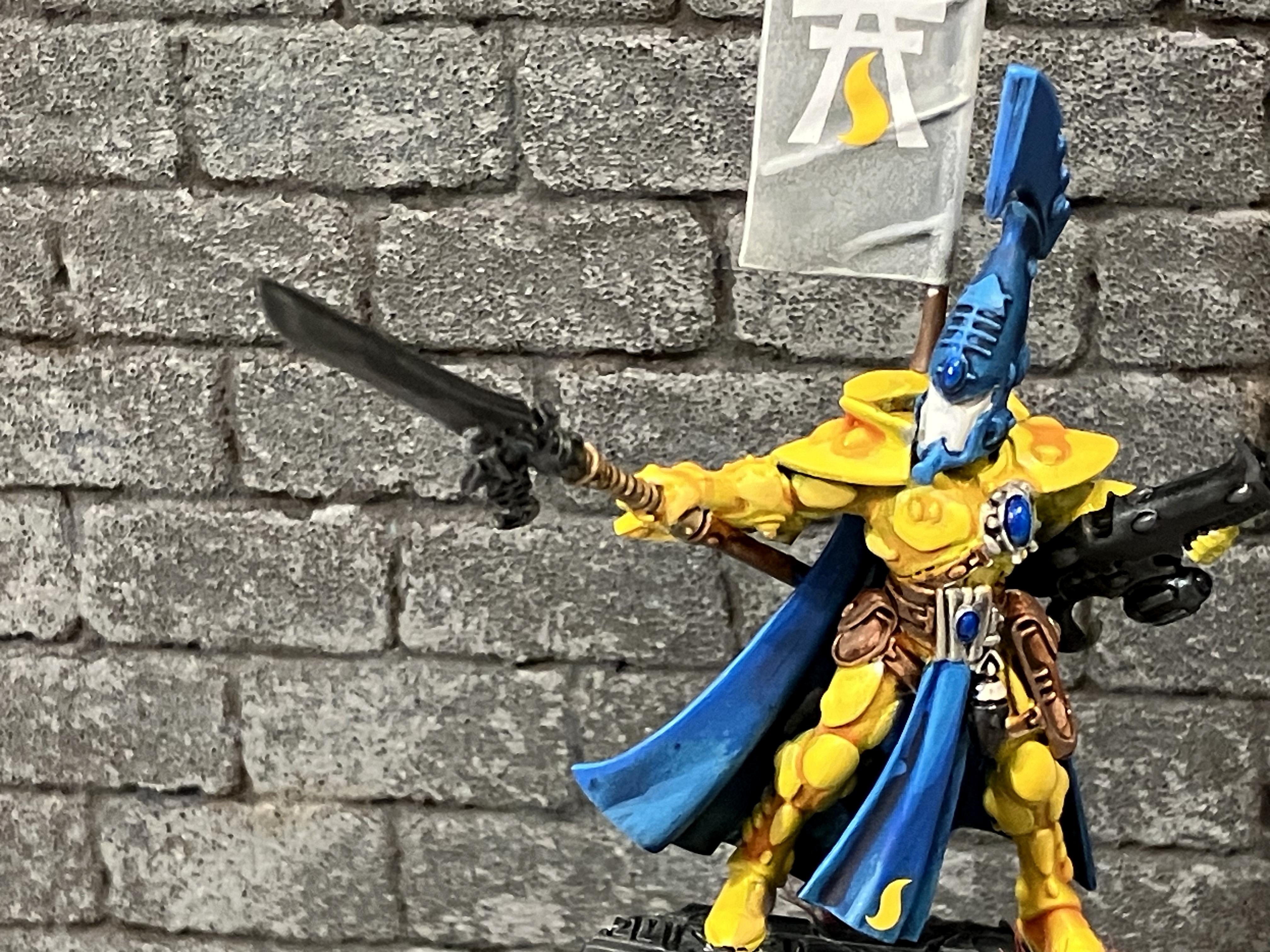 Aeldari, Eldar, Farseer, Iyanden, Speedpaint, Warlock, Work In Progress, Wraithknight