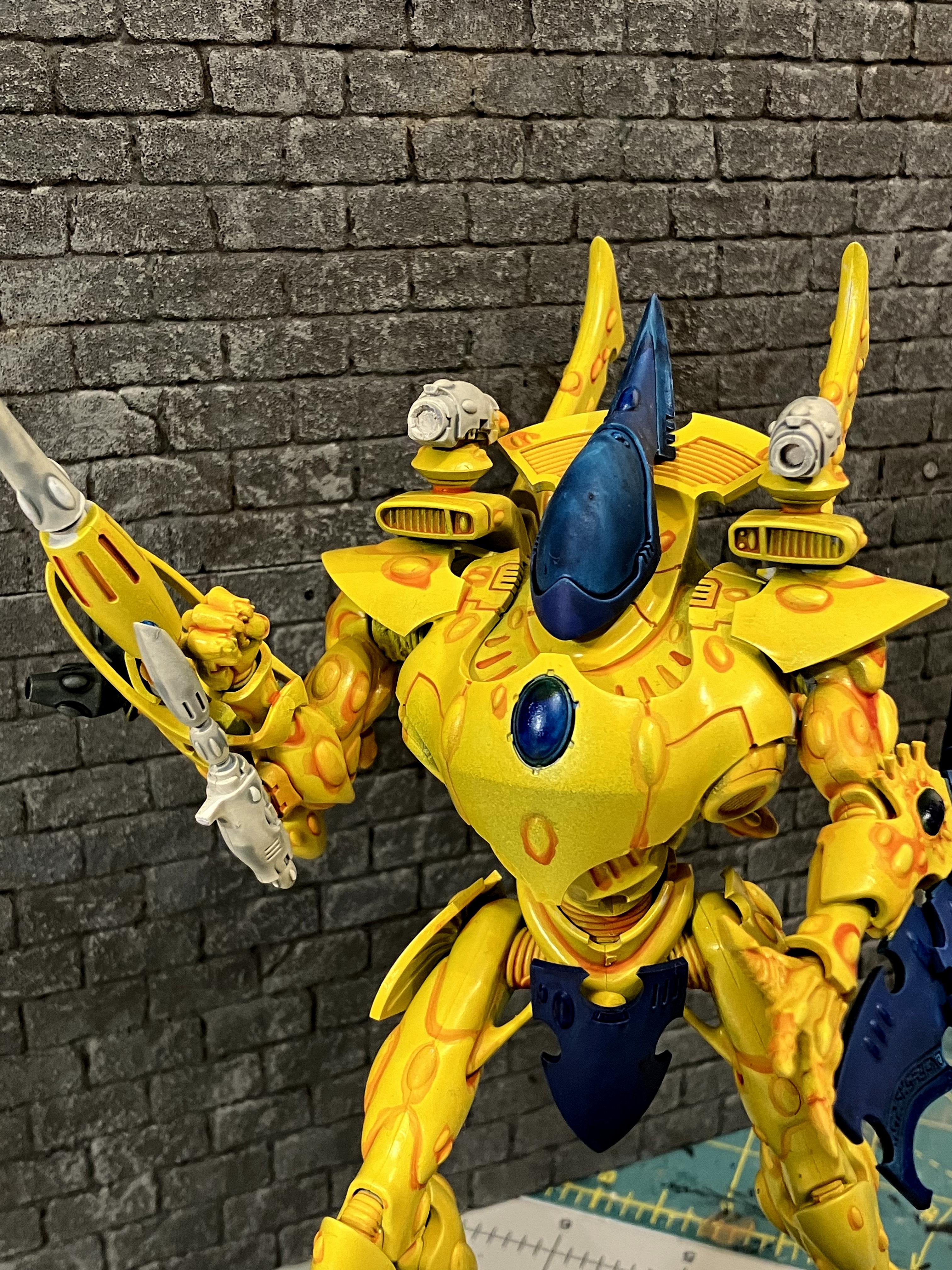 Aeldari, Eldar, Farseer, Iyanden, Speedpaint, Warlock, Work In Progress, Wraithknight