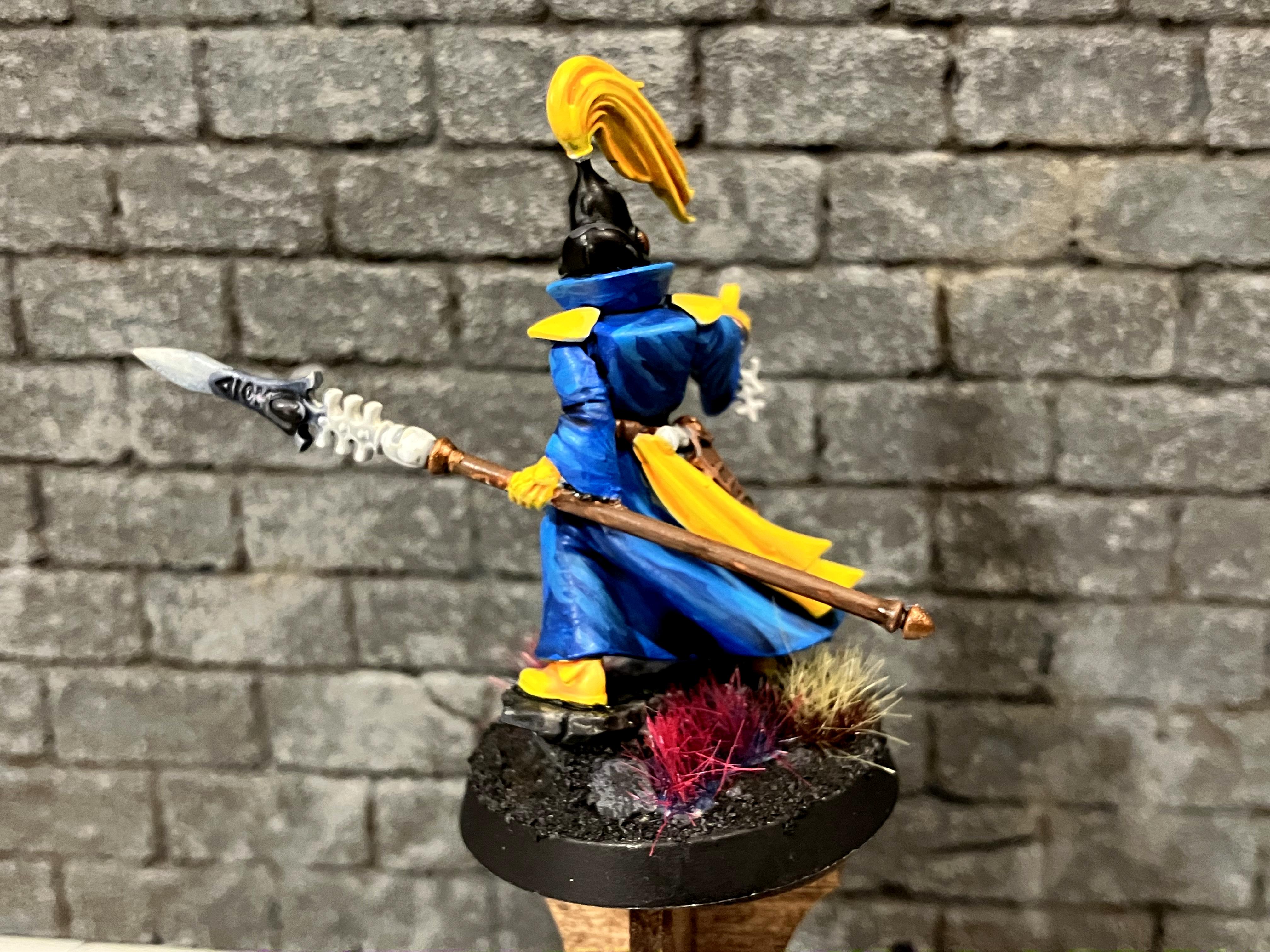 Aeldari, Eldar, Farseer, Iyanden, Speedpaint, Warlock, Work In Progress, Wraithknight