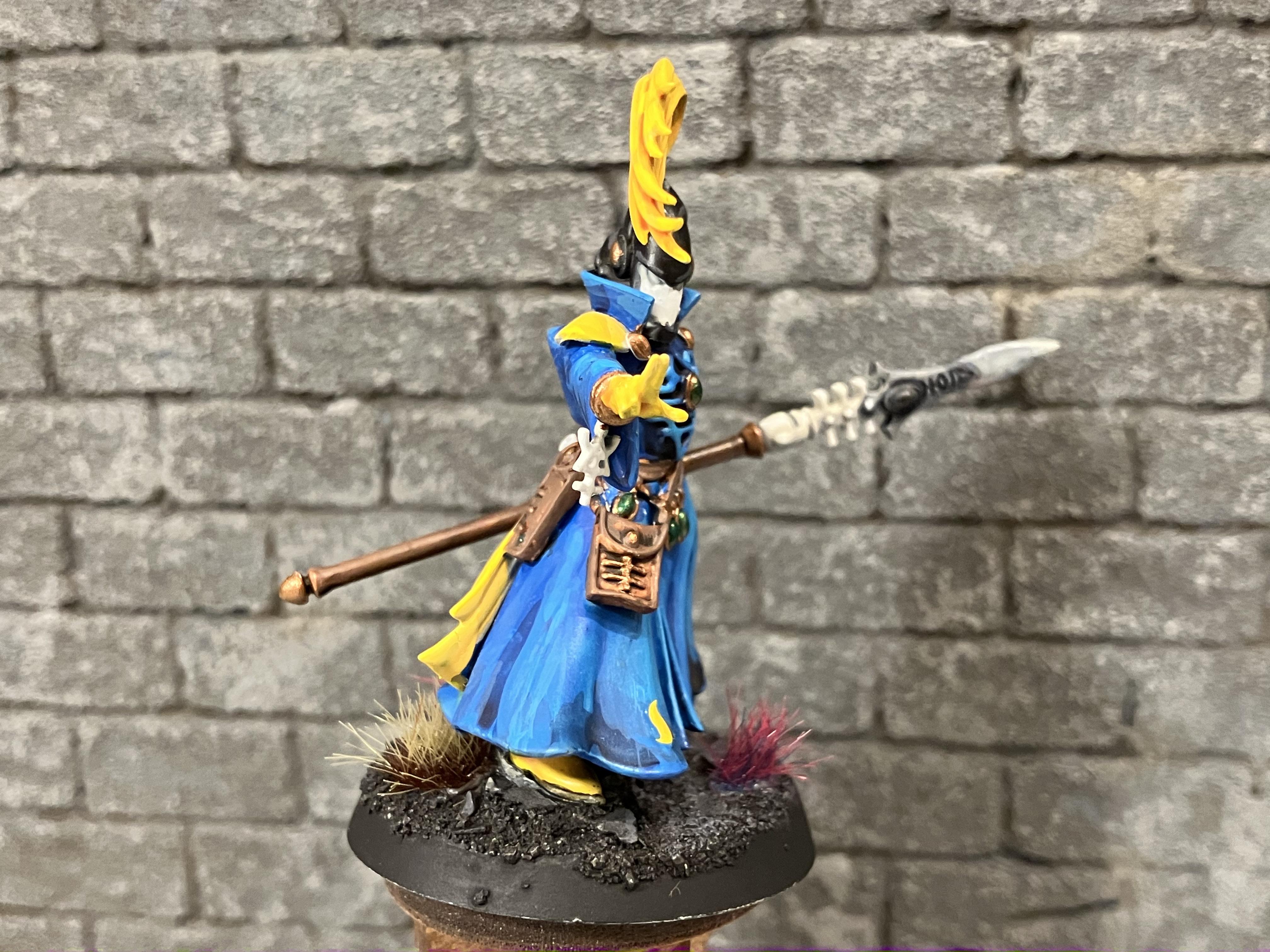 Aeldari, Eldar, Farseer, Iyanden, Speedpaint, Warlock, Work In Progress, Wraithknight