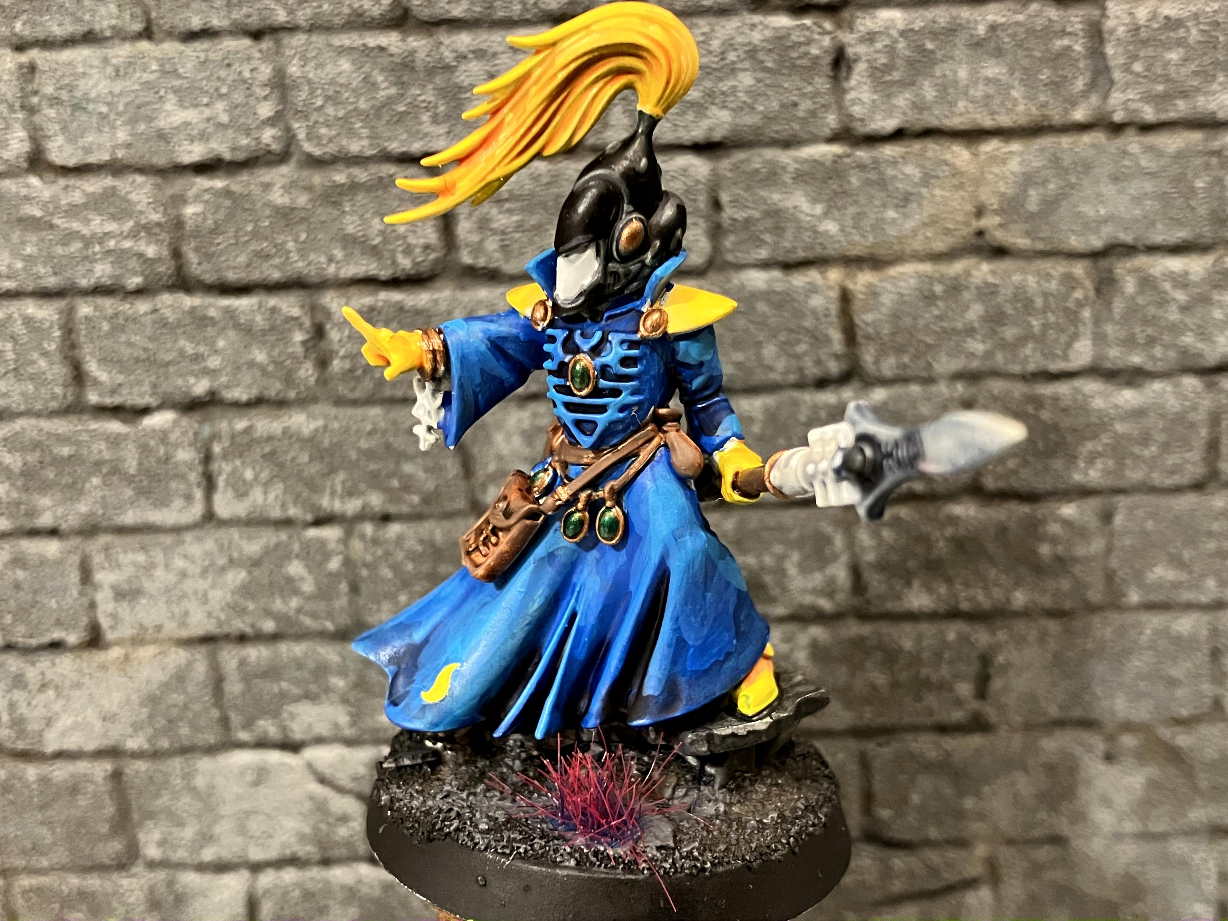 Aeldari, Eldar, Farseer, Iyanden, Speedpaint, Warlock, Work In Progress, Wraithknight