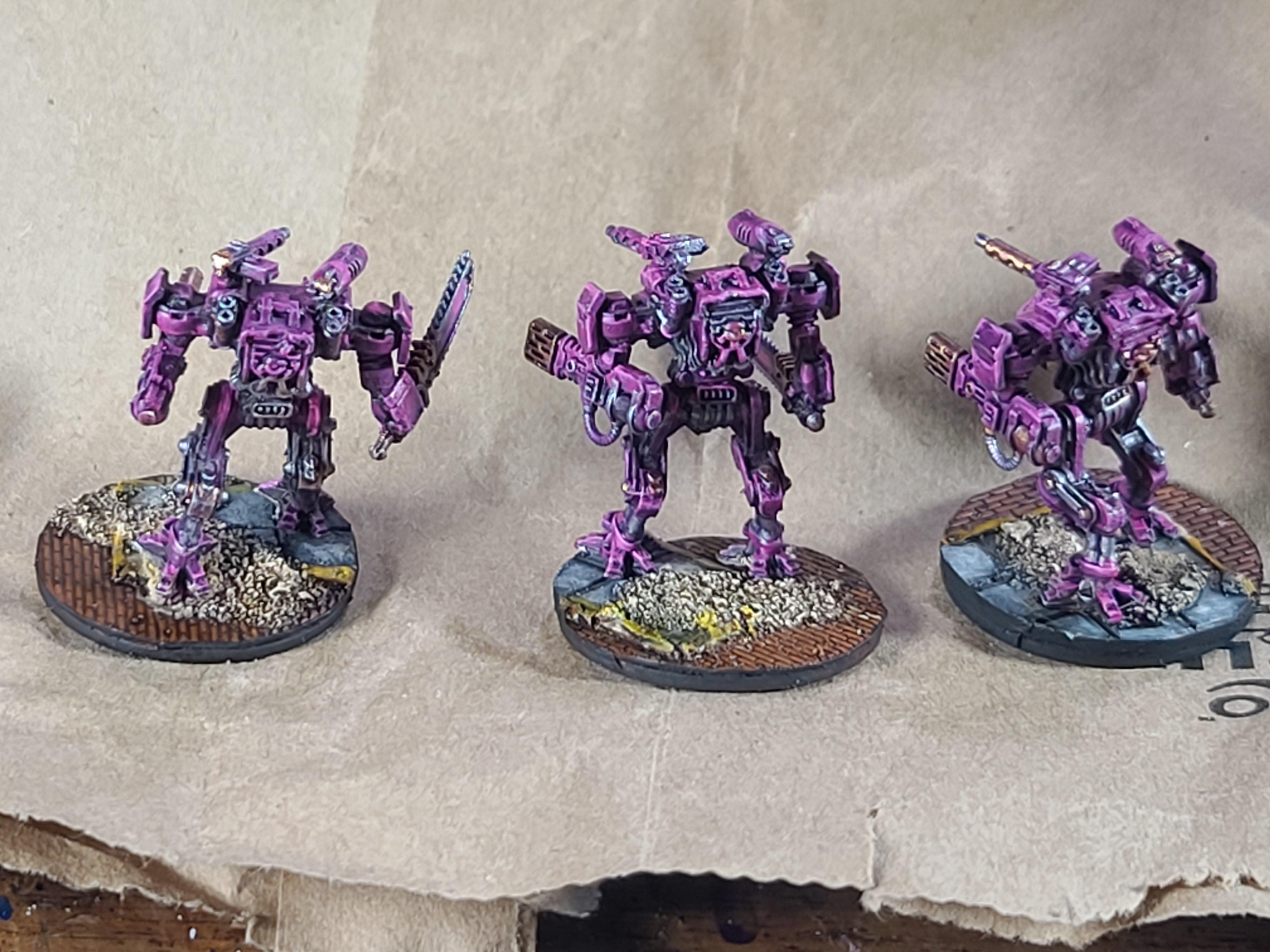 6mm, Adeptus Titanicus, Armiger, Knights, Vanguard Miniatures